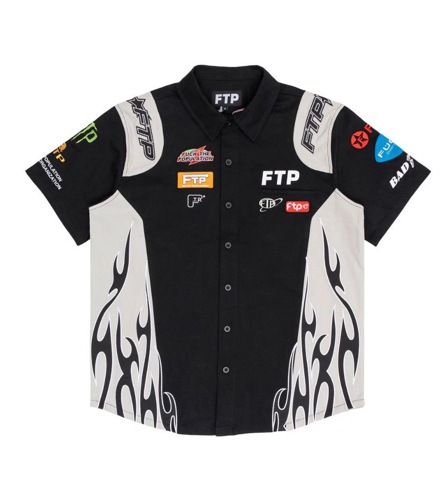 Fuck The Population Ftp raceway button up shirt large Size US L / EU 52-54 / 3 - 5 Thumbnail