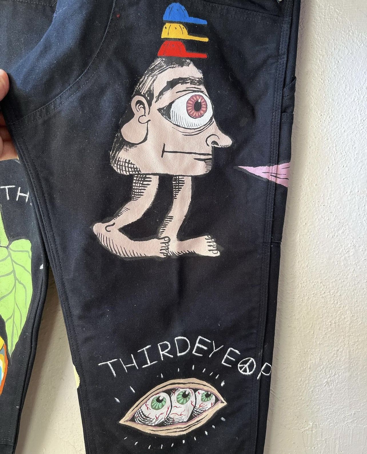Hand Painted Custom Canvas Carhartt Overalls