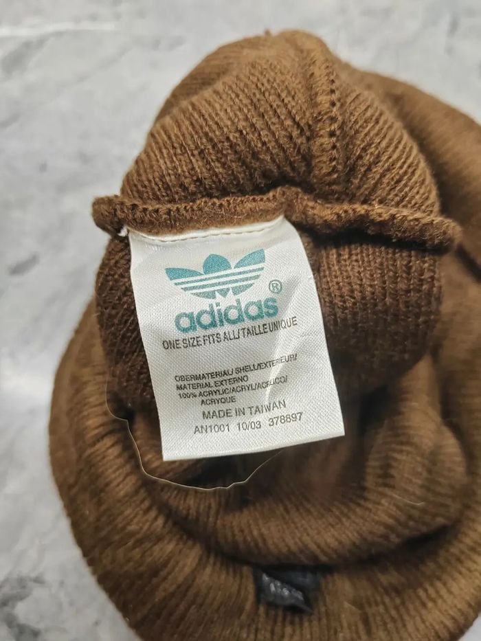 Adidas Vintage Adidas Beanie Size ONE SIZE - 4 Thumbnail