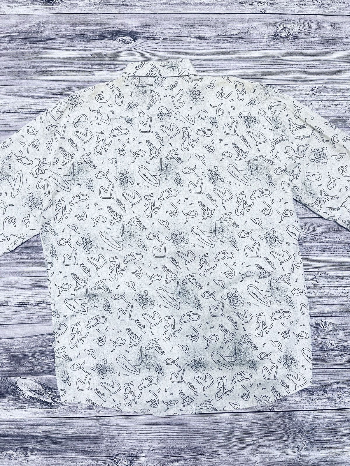 Valentino × Vintage Valentino Vintage Abstract Print Shirt - Made in Italy Size US XL / EU 56 / 4 - 3 Thumbnail