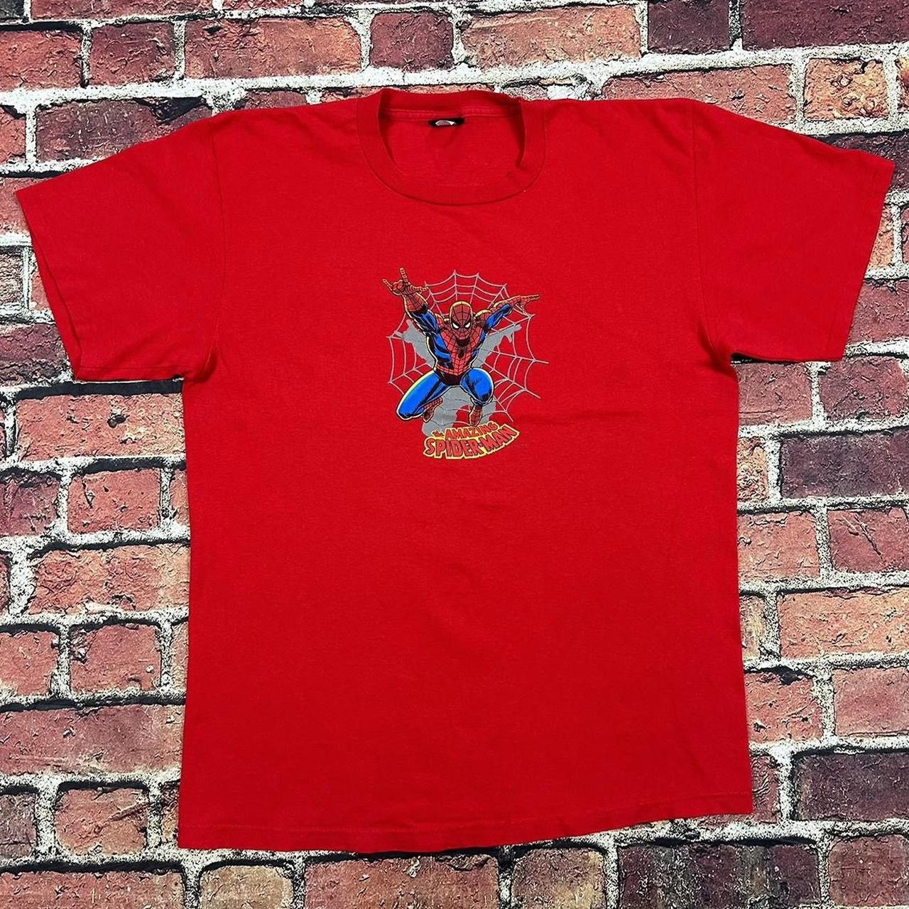 Changes Vintage Marvel The Amazing Spider-Man T Shirt Single Stitch Size US XL / EU 56 / 4 - 1 Thumbnail