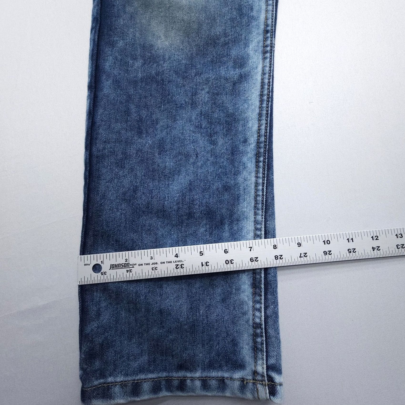 PD&C Paper Denim & Cloth PD&C Slim Straight Jeans Mens 36 x 30 Dark Wash Denim Blue 5-Pocket USA Size US 36 / EU 52 - 7 Thumbnail