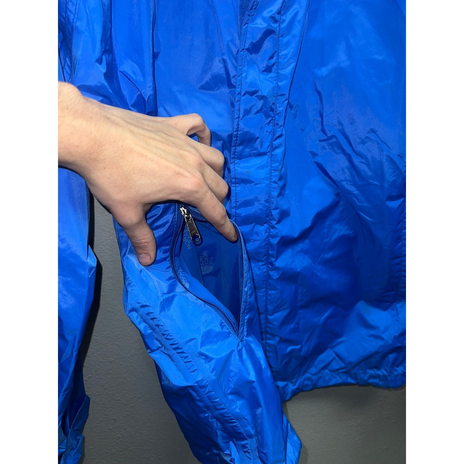 The North Face Vintage North Face Gore Tex Jacket USA Made Blue Full Zip L Size US L / EU 52-54 / 3 - 3 Thumbnail
