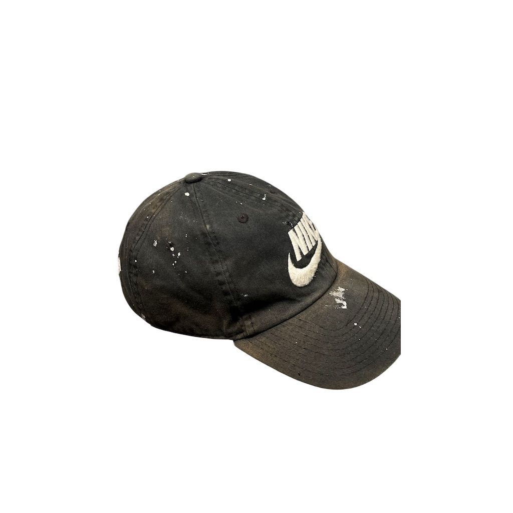 Nike Vintage Faded Distressed Black Nike "Heritage 86" Hat Cap Size ONE SIZE - 8 Thumbnail
