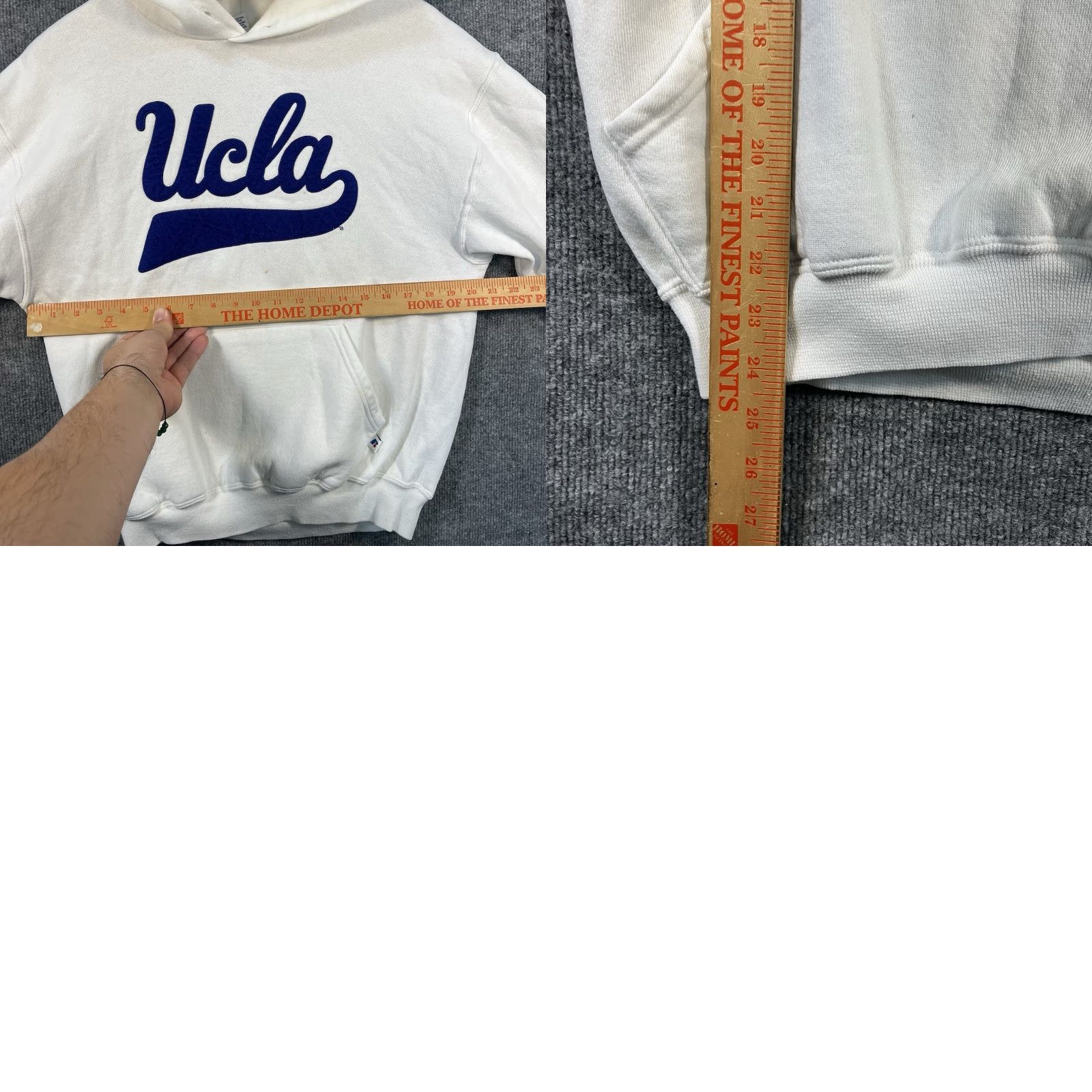 Russell Athletic VINTAGE Russell Athletic UCLA Bruins Hoodie White Sweatshirt Medium Mens College Fan 90s Size US M / EU 48-50 / 2 - 8 Thumbnail