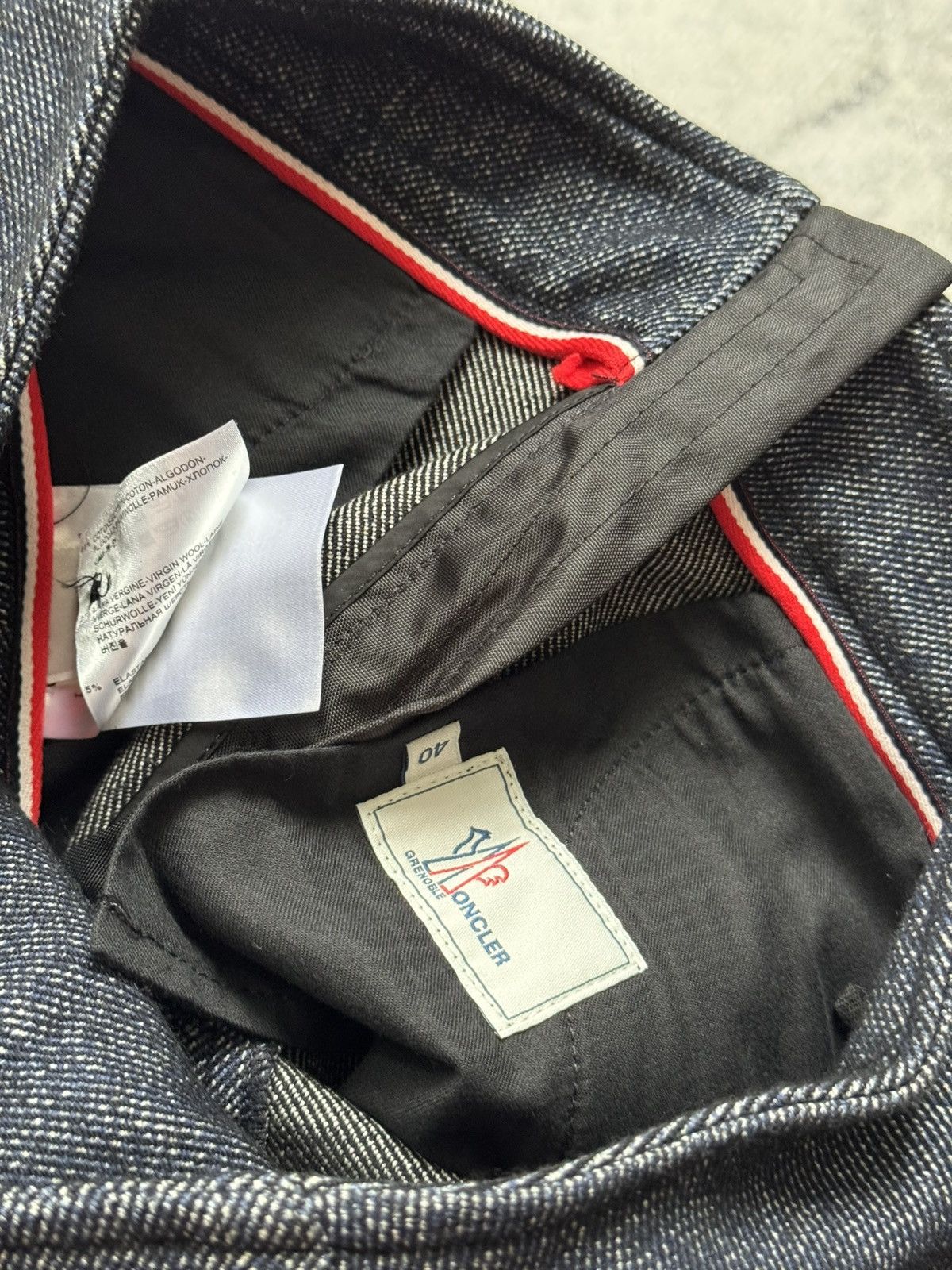 Moncler Moncler Grenoble pants blue for woman Size 27" / US 4 / IT 40 - 10 Thumbnail