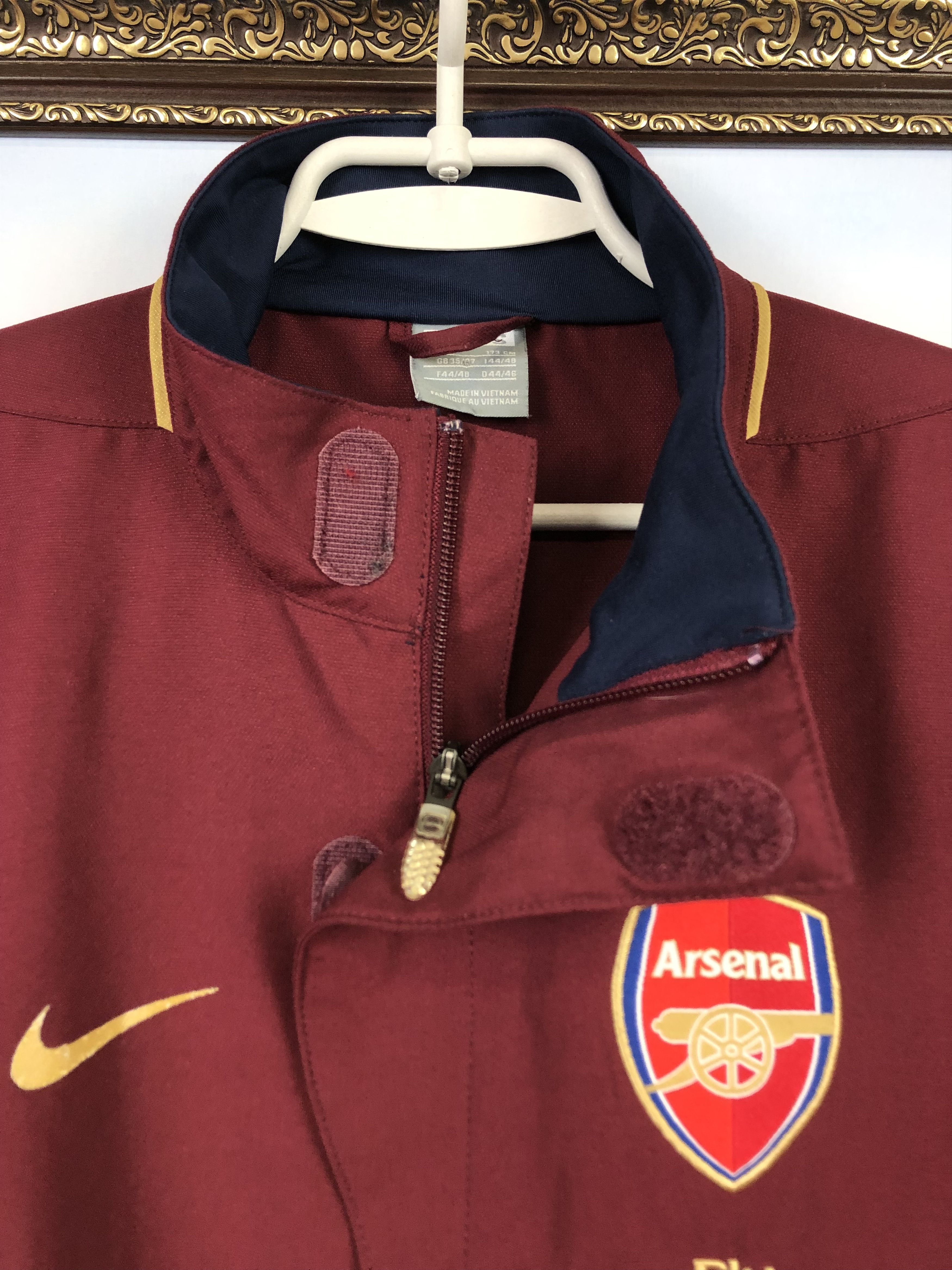 Nike Arsenal Longon Football Jacket Highbury Soccer Track Top Size US S / EU 44-46 / 1 - 10 Thumbnail