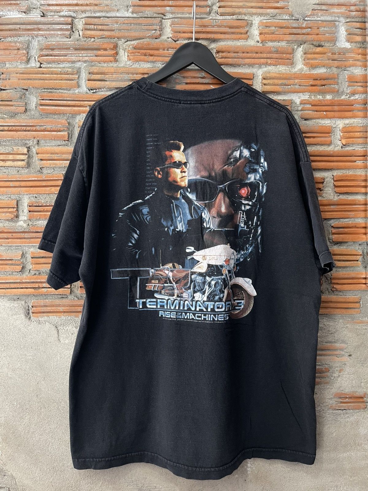 Indian Motorcycle Terminator3 Rise of the Machines Indian Motorcycle Promo Tee Size US XL / EU 56 / 4 - 11 Thumbnail