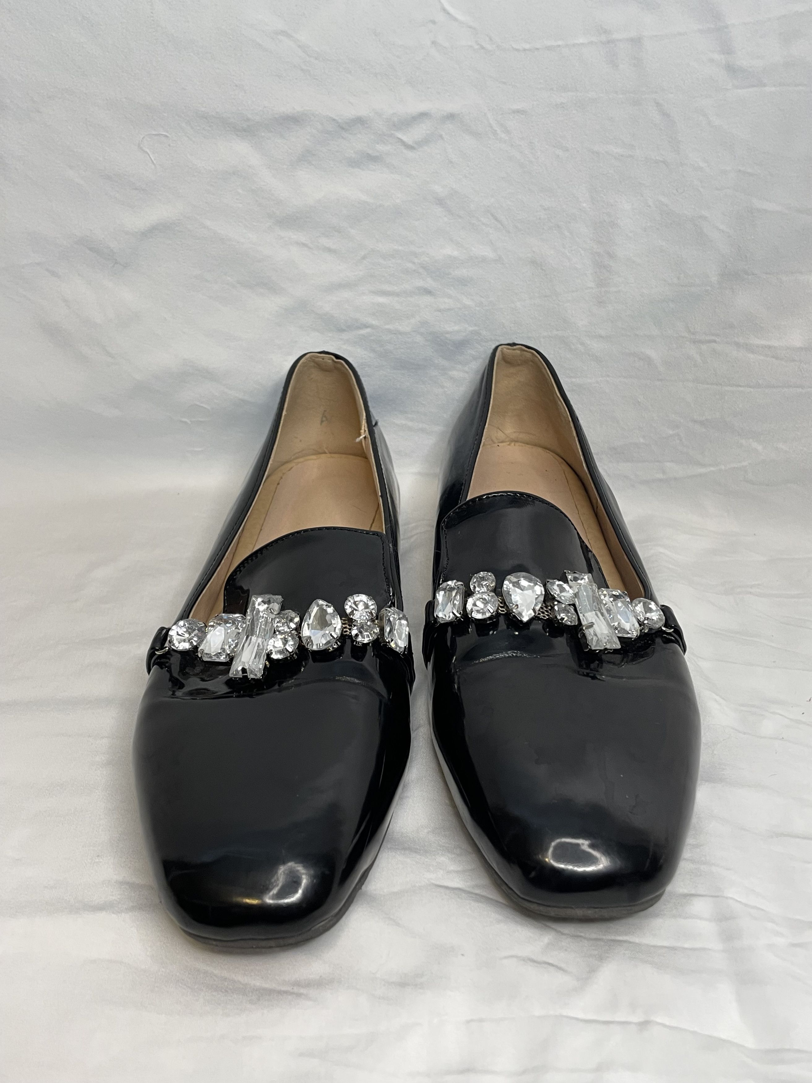 SHIPS Ivanka Trump Wareen Black Patent Leather Flats Slip On Size US 8 / IT 38 - 1 Thumbnail