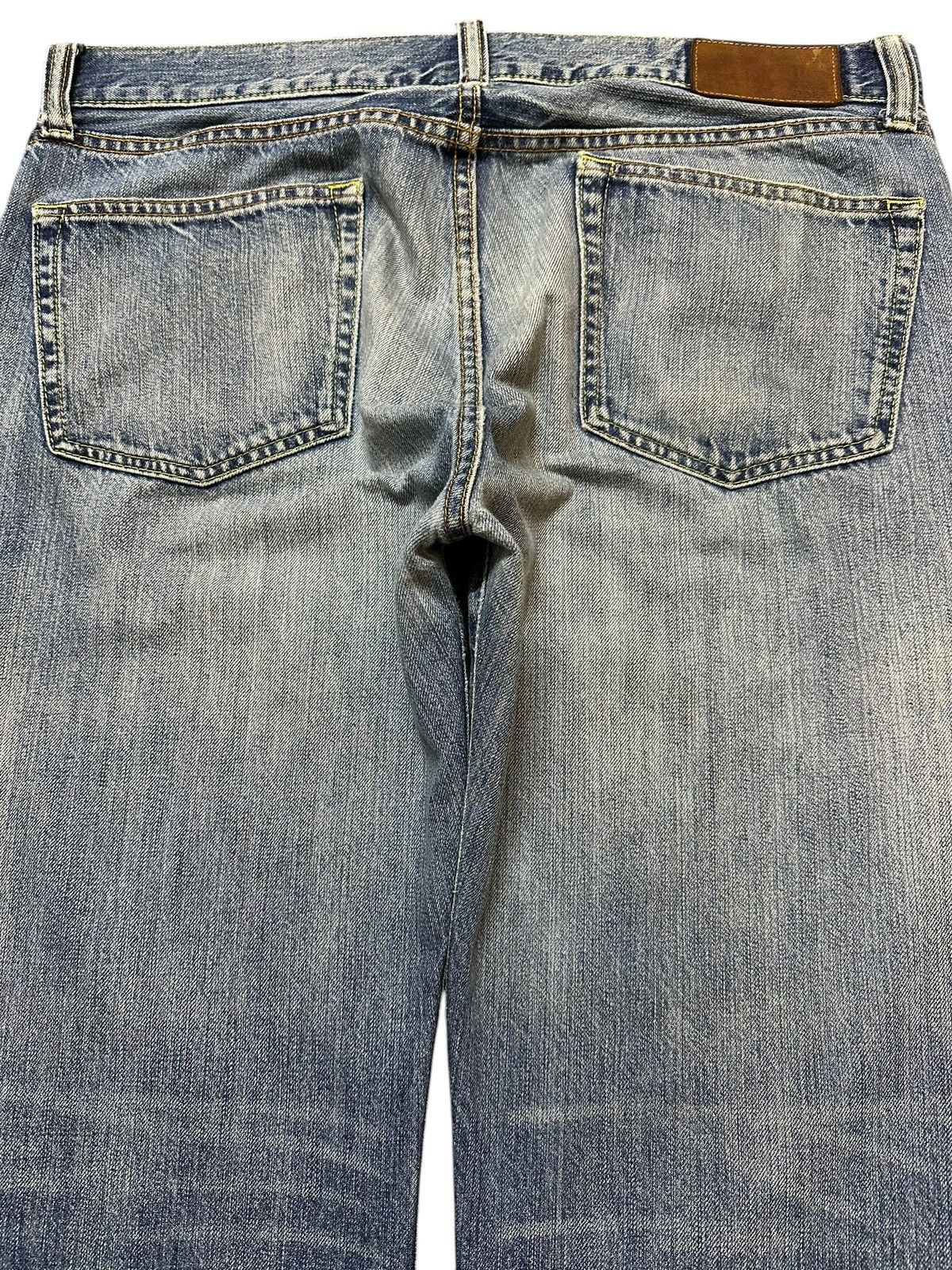 Uniqlo Vintage Japanese Uniqlo Blue Faded Wash Baggy Jeans Size US 36 / EU 52 - 5 Thumbnail