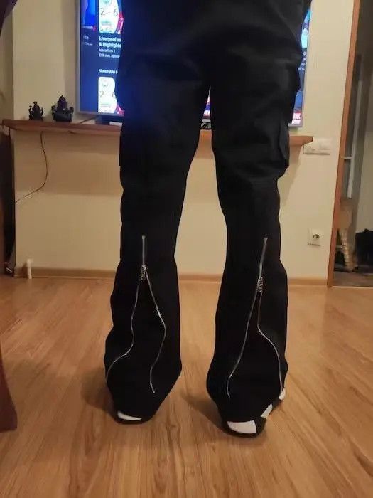 Japanese Brand Back Zipper Casual Cargo Pant Size US 32 / EU 48 - 5 Thumbnail