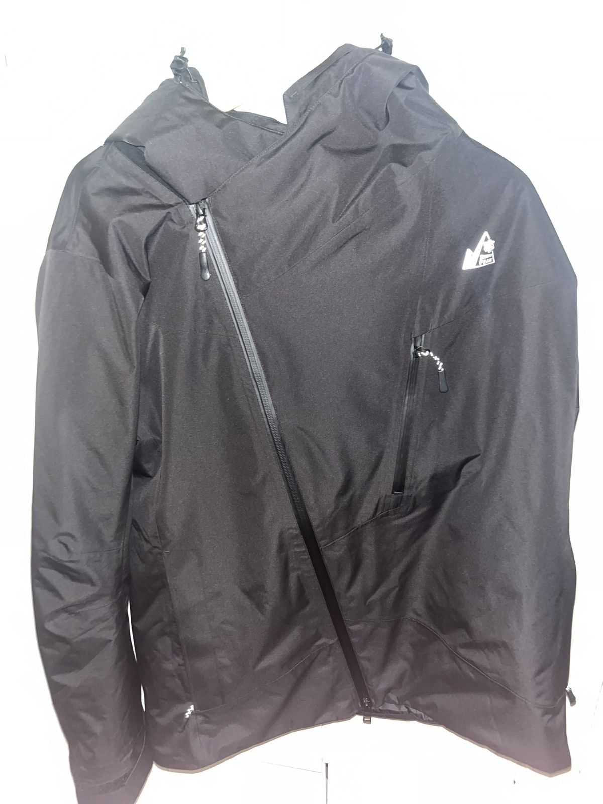 image of Snow Peak Puffed Graphen Jacket in Black, Men's (Size XL)