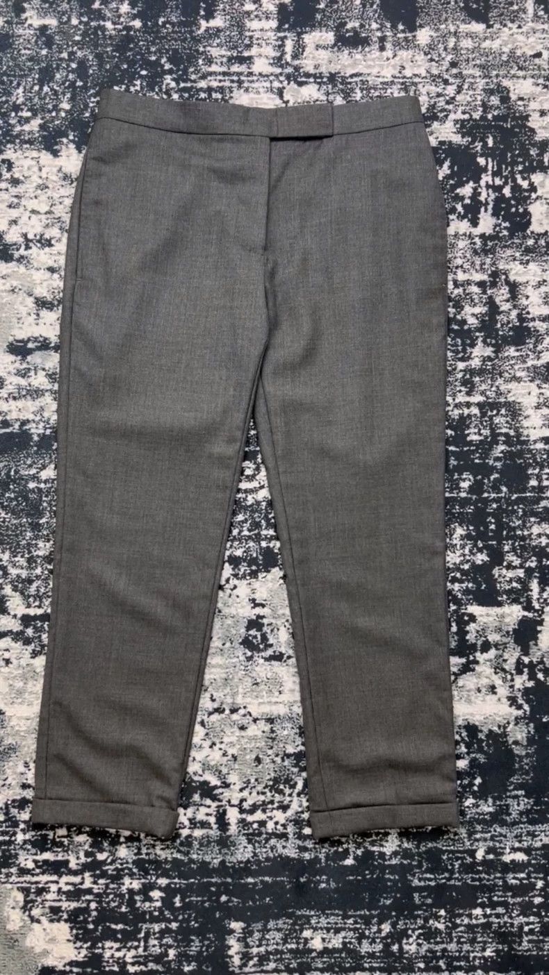 Thom Browne Thom Browne Gray wool trousers Size 25" / US 0 / IT 36 - 1 Thumbnail