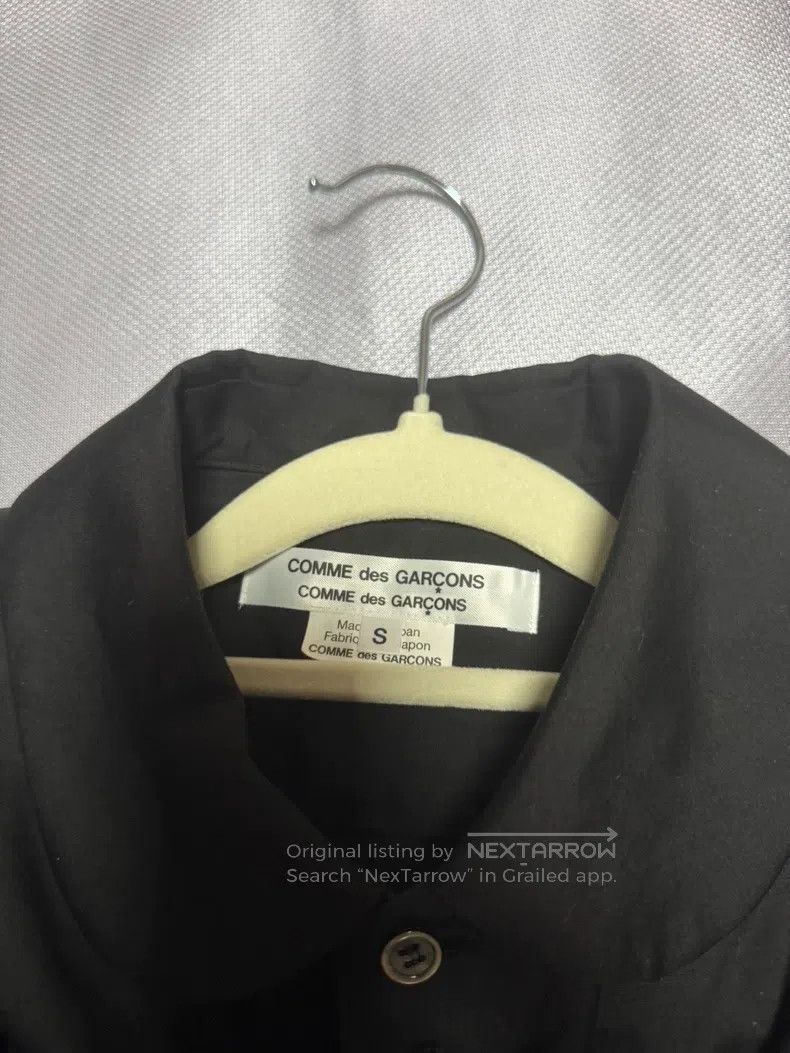 Comme des Garcons Comme des Garcons Black Ruffled Shirt Size S / US 4 / IT 40 - 6 Thumbnail