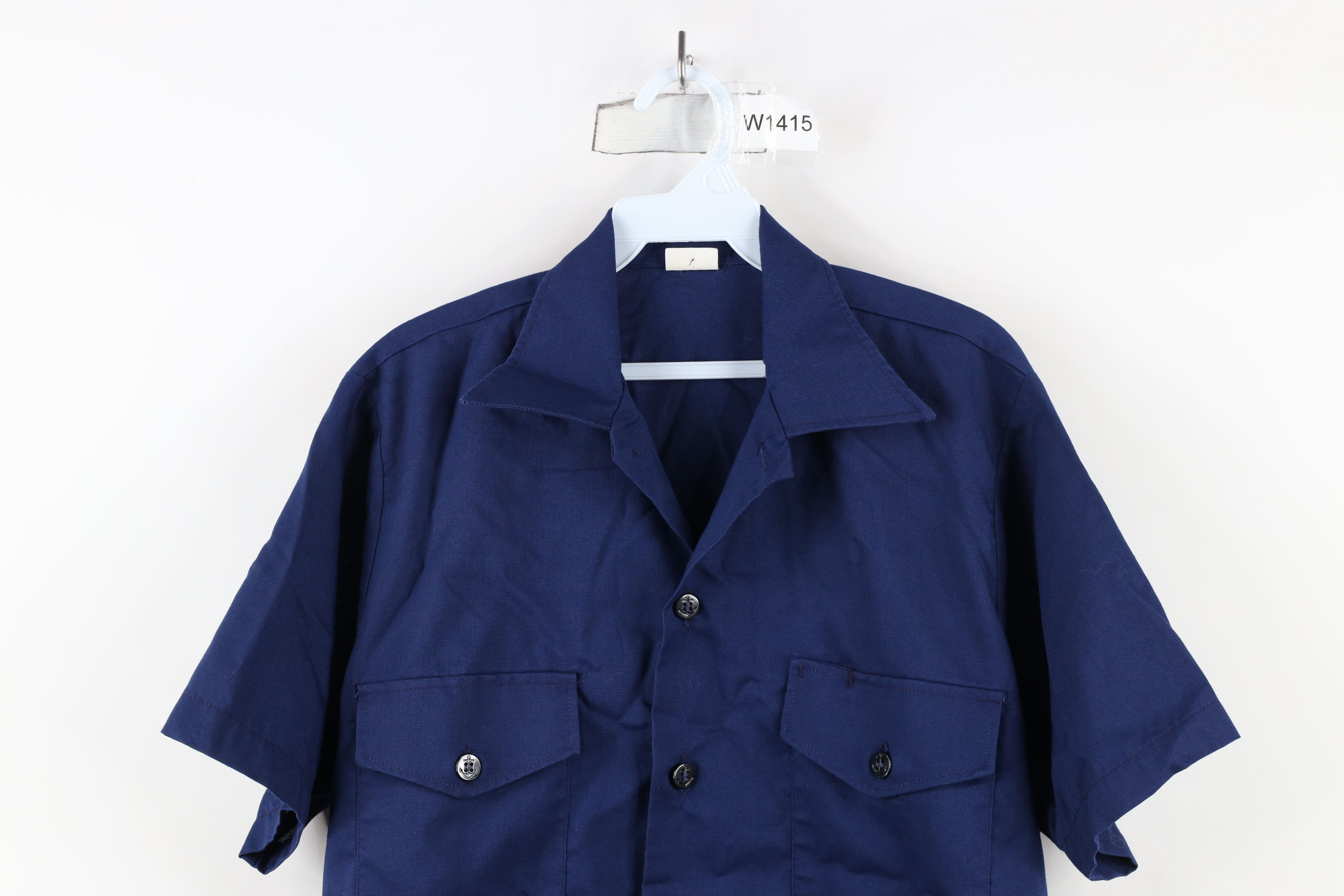 Vintage Vintage 80s Military States Navy Utility Button Shirt USA Size US M / EU 48-50 / 2 - 2 Thumbnail