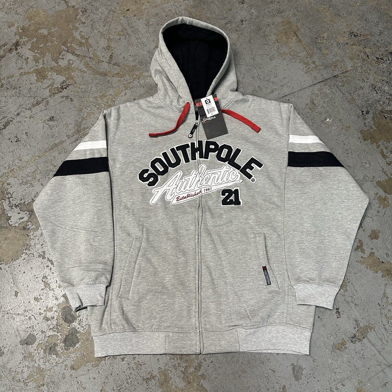 JNCO × Southpole NWT Vintage Y2K Southpole Gray Zip Up Hoodie Large Pinkman Size US L / EU 52-54 / 3 - 2 Thumbnail