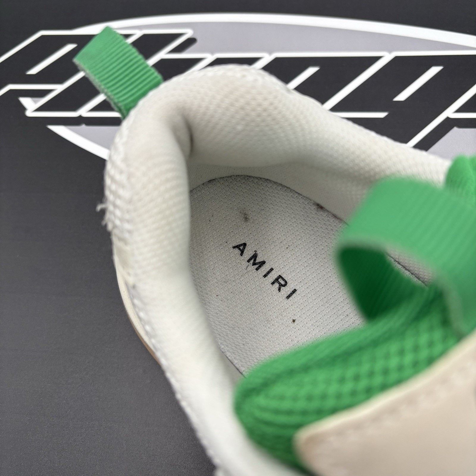 Amiri Amiri Bone Runner ' Tennis Green ' | EXCELLENT! Size US 10 / EU 43 - 16 Thumbnail