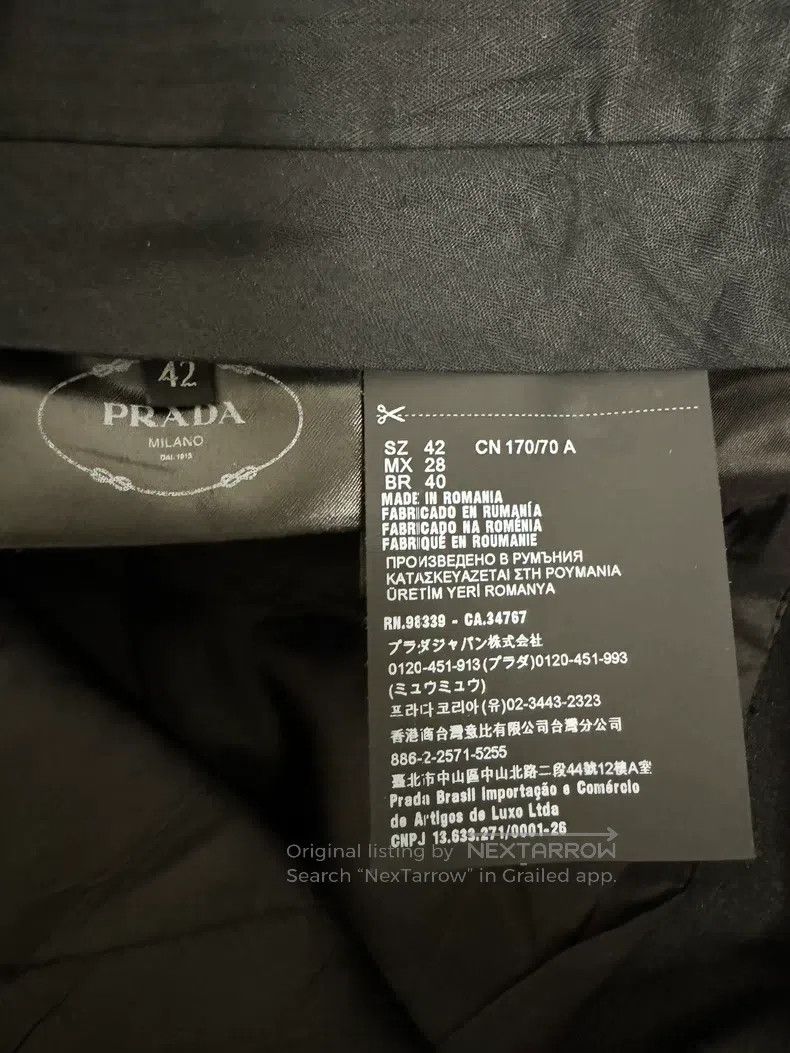 Prada Prada Solid colour straight loose casual trousers Size US 26 / EU 42 - 4 Thumbnail