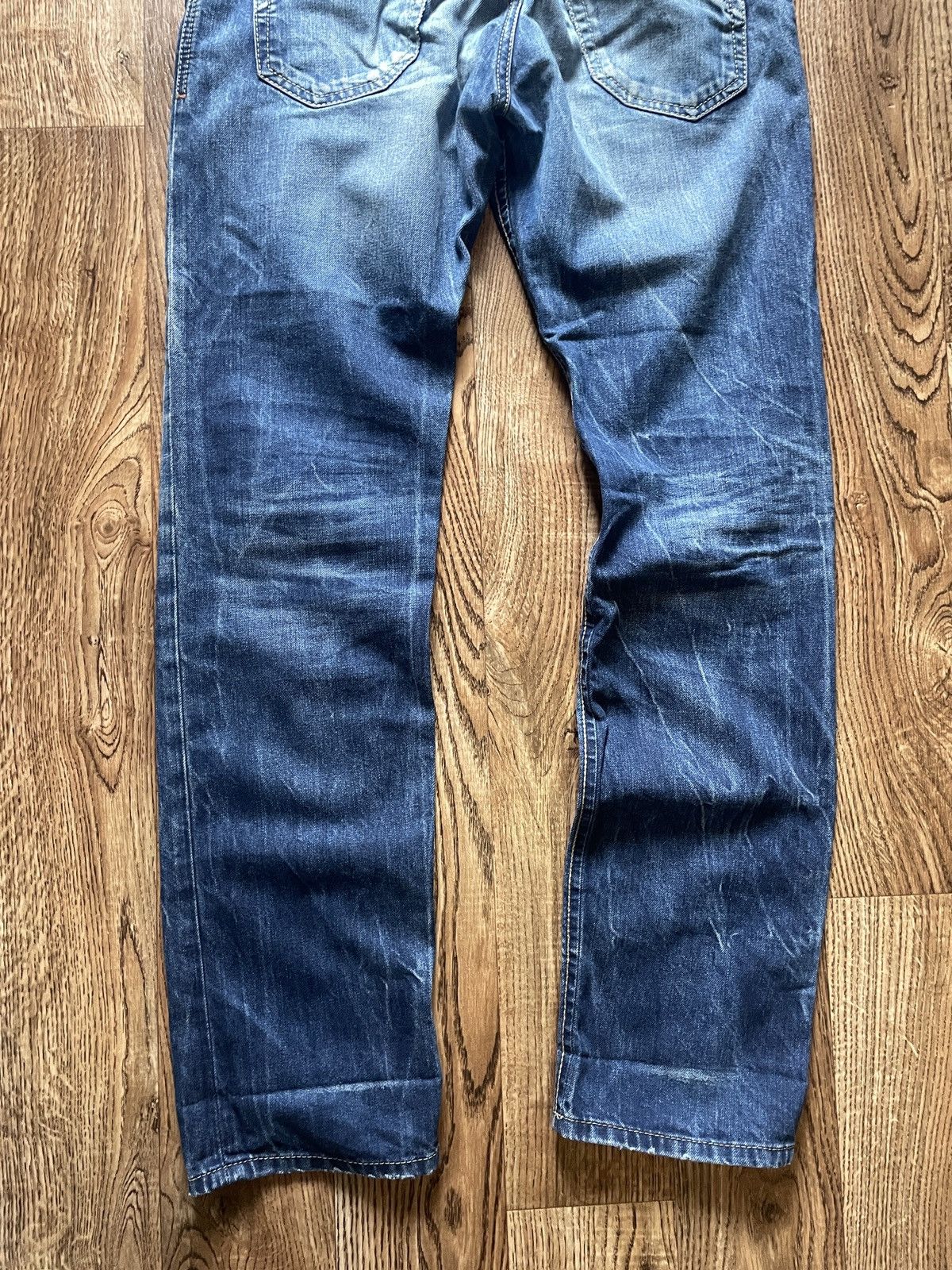 Diesel Diesel Iakop Garment Regular Slim Tapered Wash Jeans Pants Size US 32 / EU 48 - 9 Thumbnail