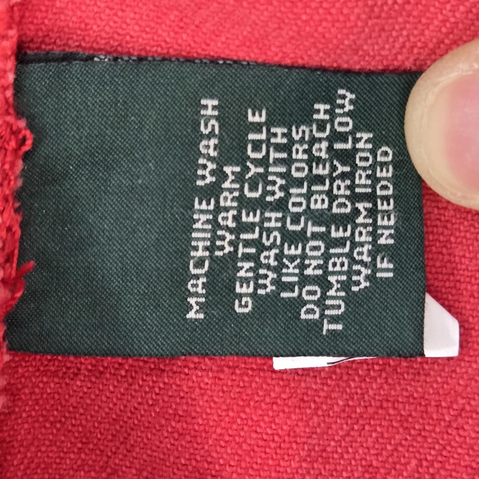 Polo Ralph Lauren Ralph Lauren Denim Jacket Red Vintage Size L Womens Size L / US 10 / IT 46 - 10 Thumbnail