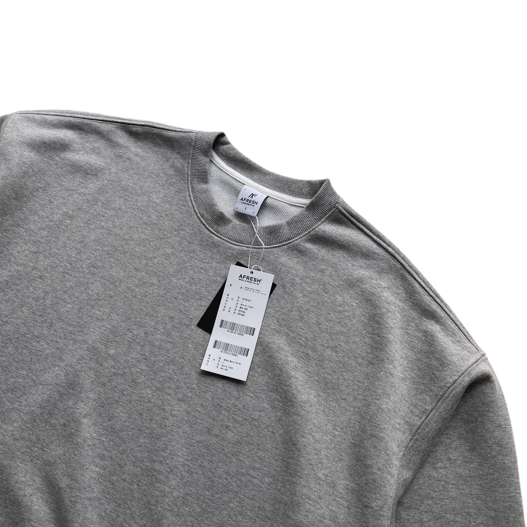 Japanese Brand Oversized blank sweatshirt with dropped shoulders Size US L / EU 52-54 / 3 - 4 Thumbnail