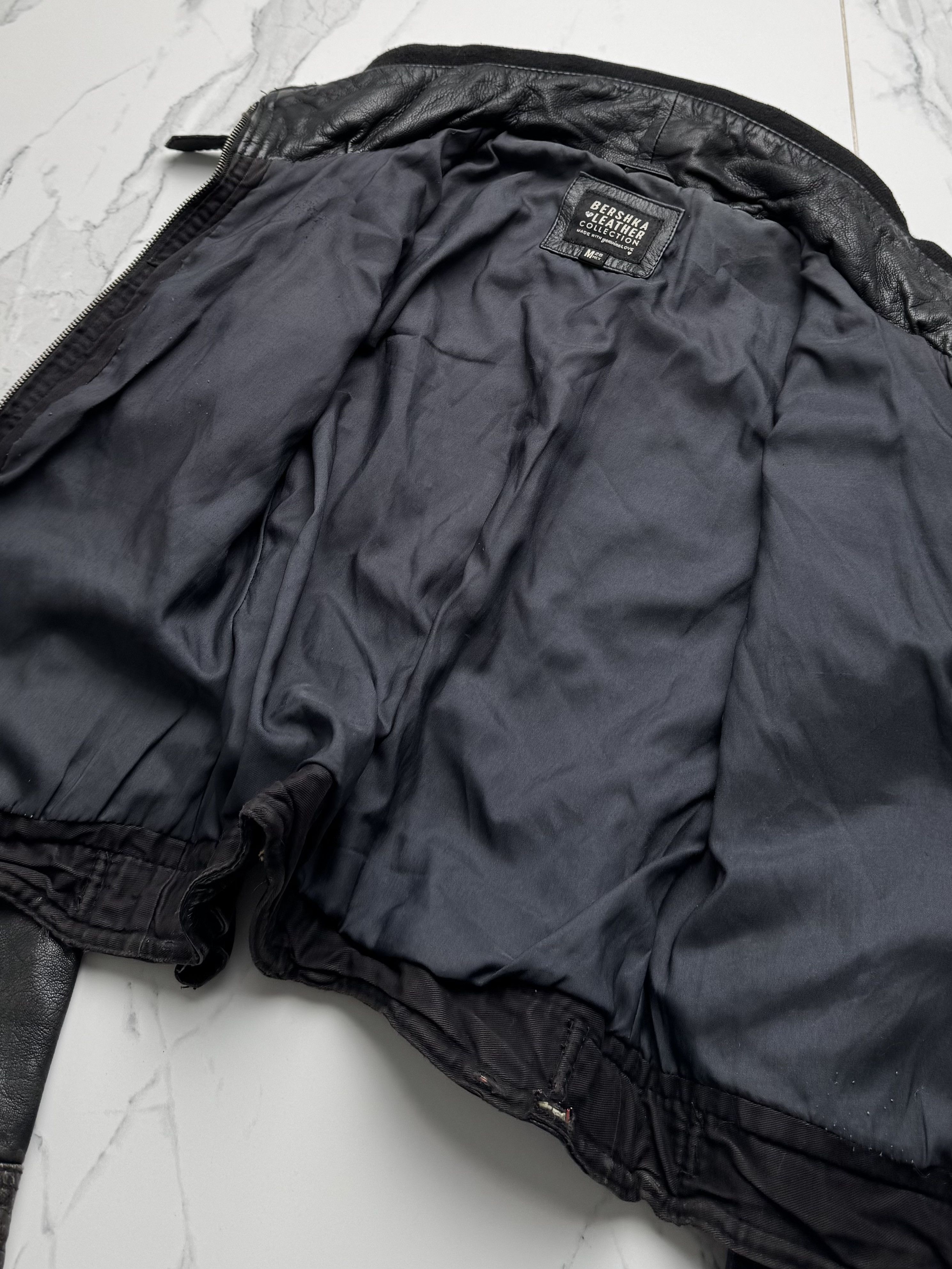 Vintage Vintage Women's Black Leather Jacket Zip Up Biker Style Size M / US 6-8 / IT 42-44 - 7 Thumbnail