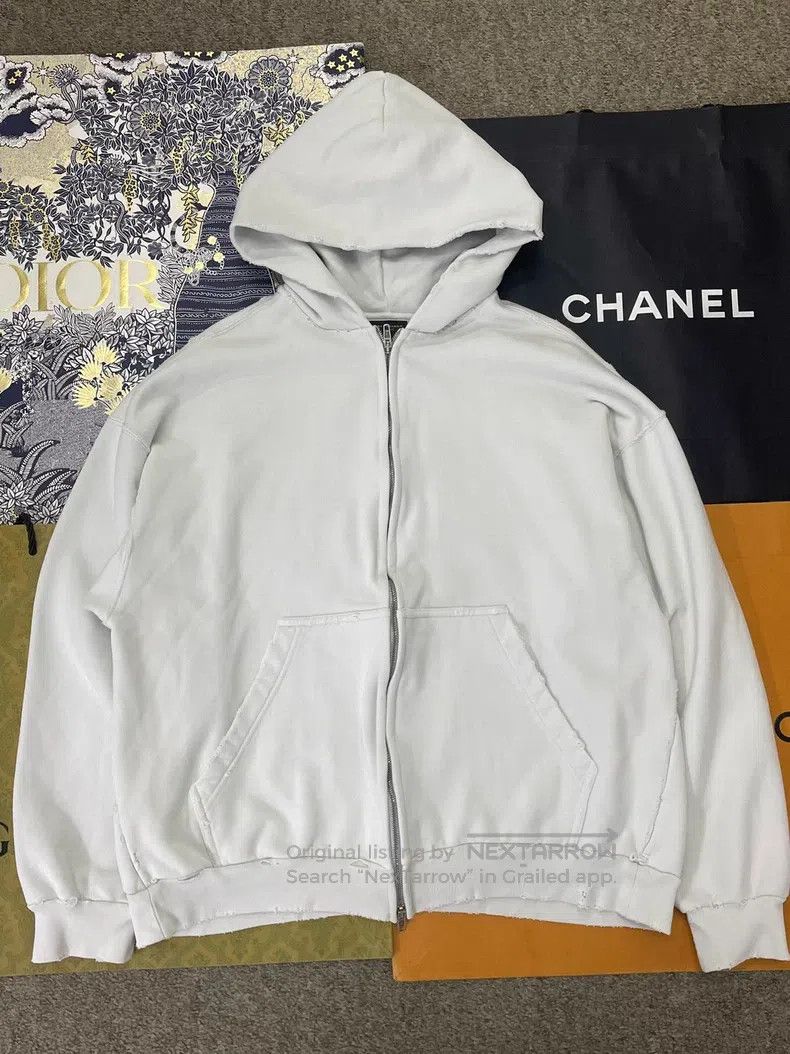 Balenciaga Balenciaga Printed Zip-up Hooded Sweatshirt Size US XS / EU 42 / 0 - 1 Thumbnail