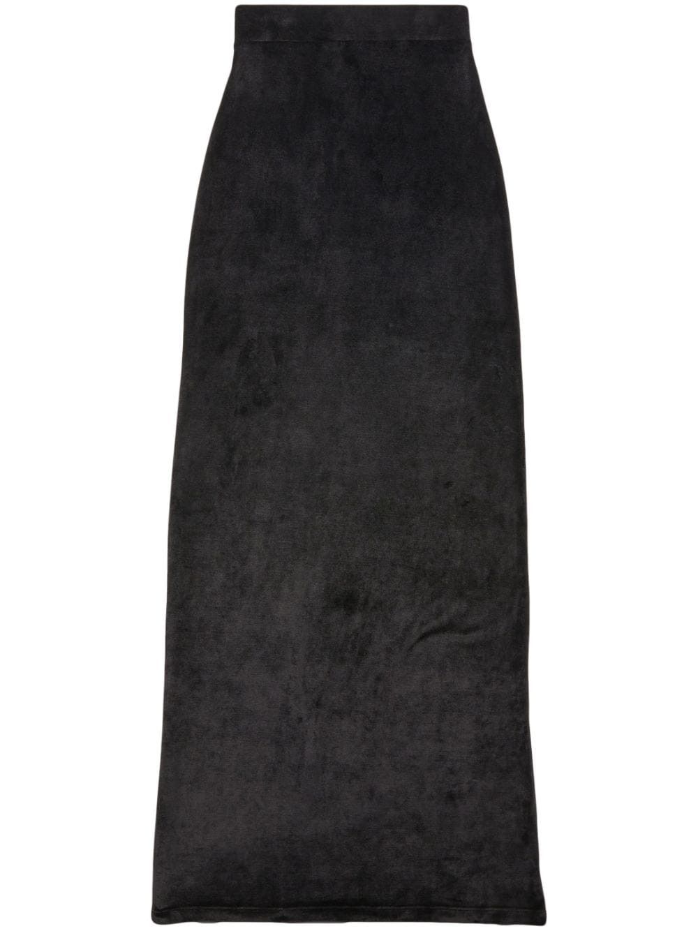 Balenciaga VELVET MAXI SKIRT Size 27" / US 4 / IT 40 - 1 Thumbnail
