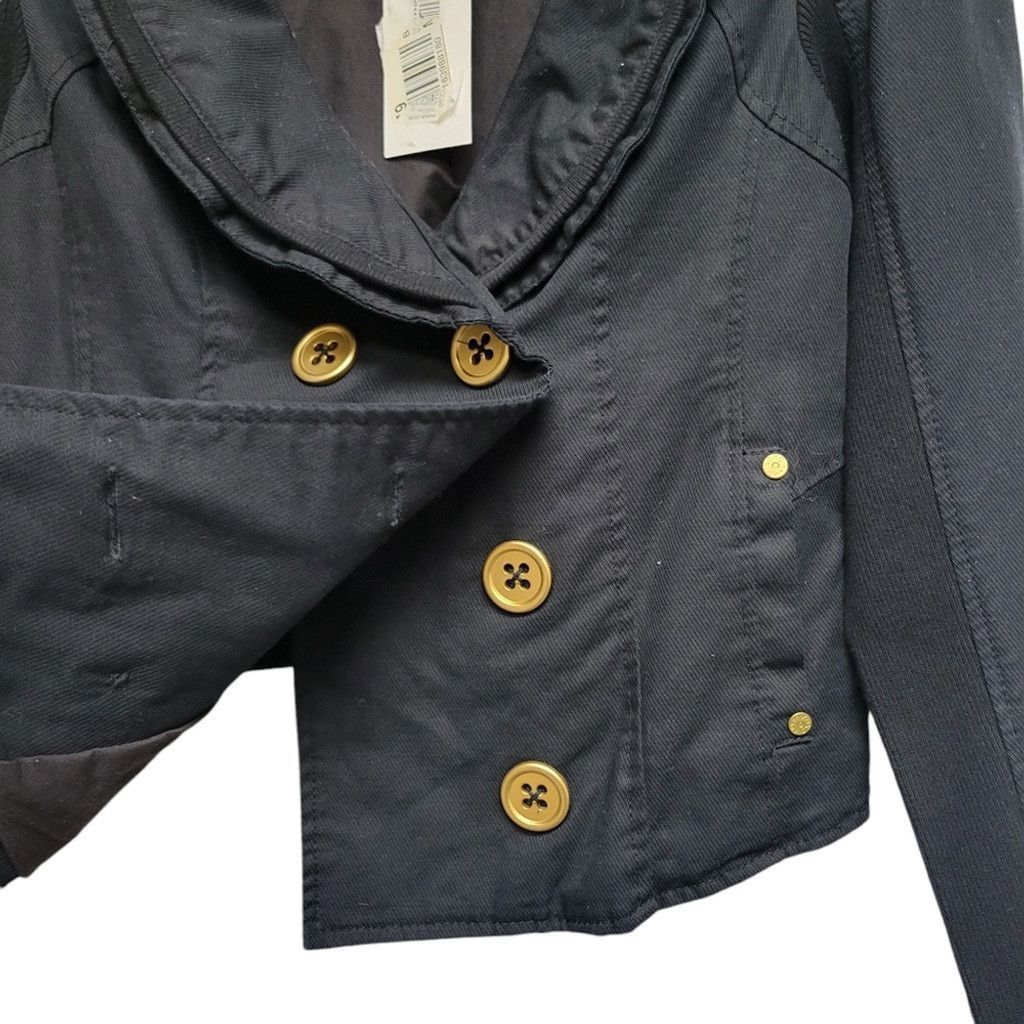 XOXO XOXO Double Breast Jacket Women's. Size Large. Color Black. Size L / US 10 / IT 46 - 4 Thumbnail