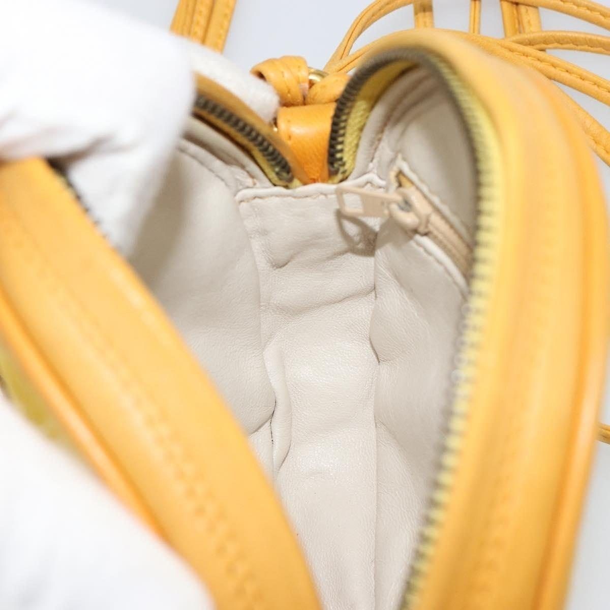 Chanel Chanel Matelasse Silk Shoulder Bag Yellow Size ONE SIZE - 8 Thumbnail