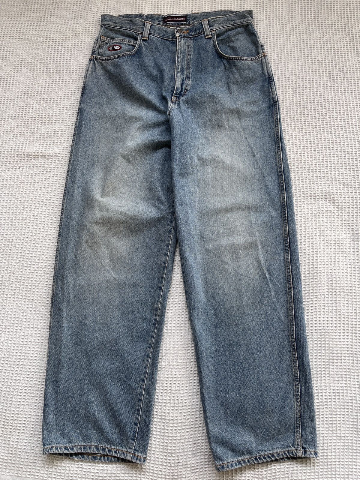 JNCO Rare‼️Vintage AMERICANINO Wide Leg Jeans Size US 34 / EU 50 - 2 Thumbnail