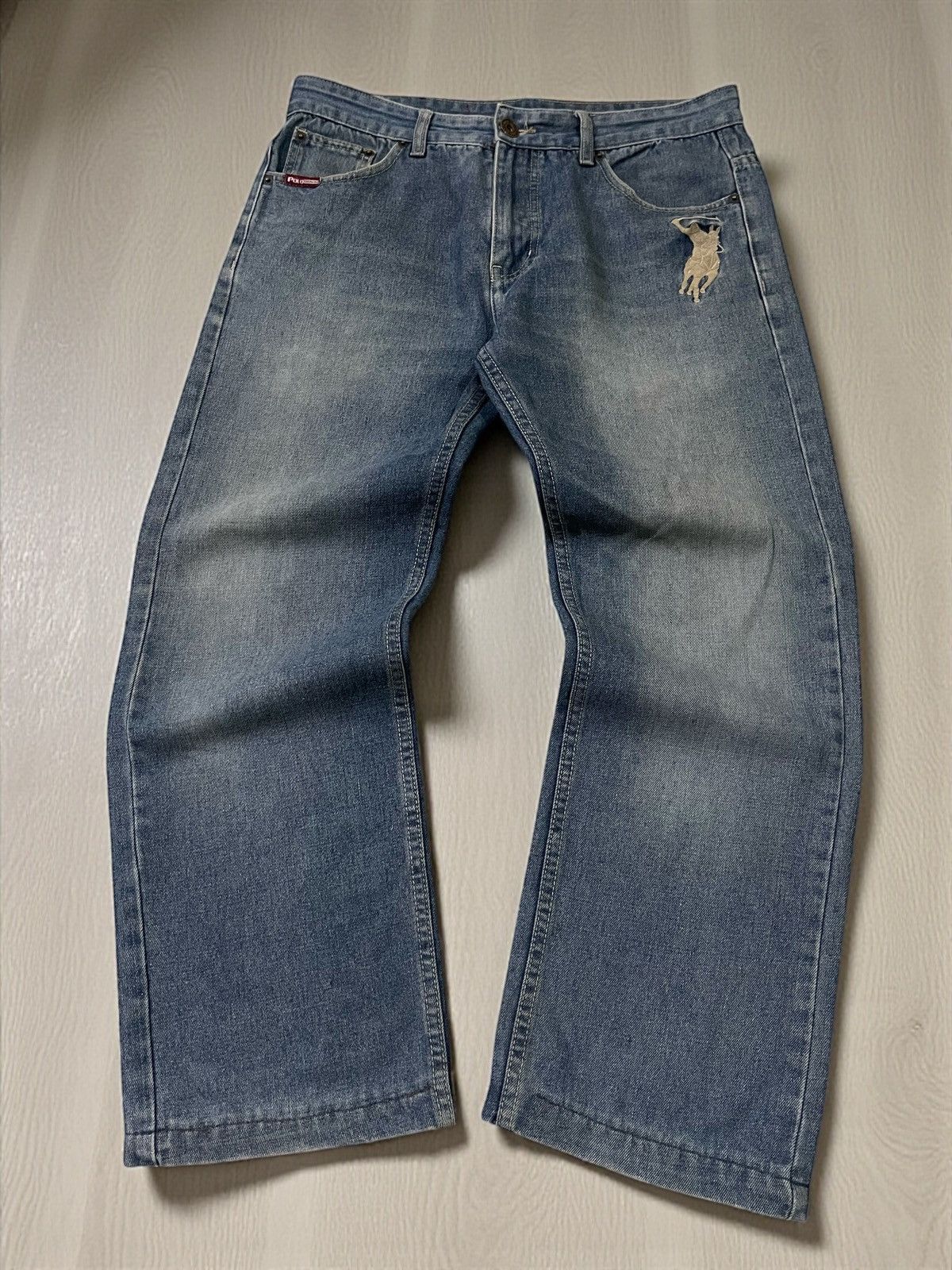 Polo Ralph Lauren POLO Big Classic Embroidered Logo Regular Fit Jeans Size US 34 / EU 50 - 1 Thumbnail