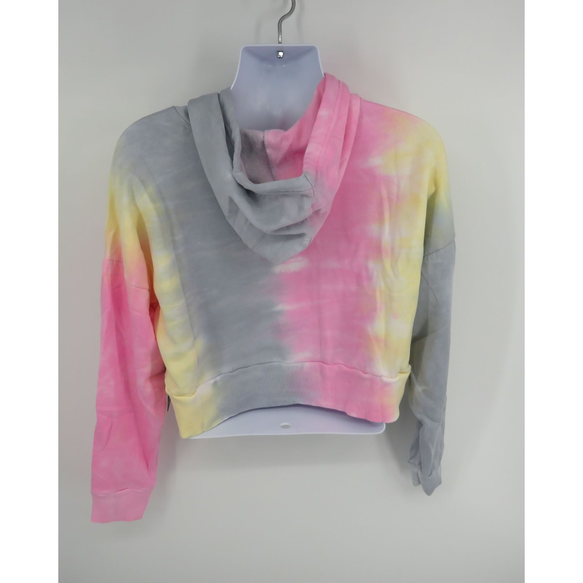 Other 90 Degree Tie-Dye Pullover Hoodie XL Yellow Pink Grey NWT $6 Size XL / US 12-14 / IT 48-50 - 4 Thumbnail