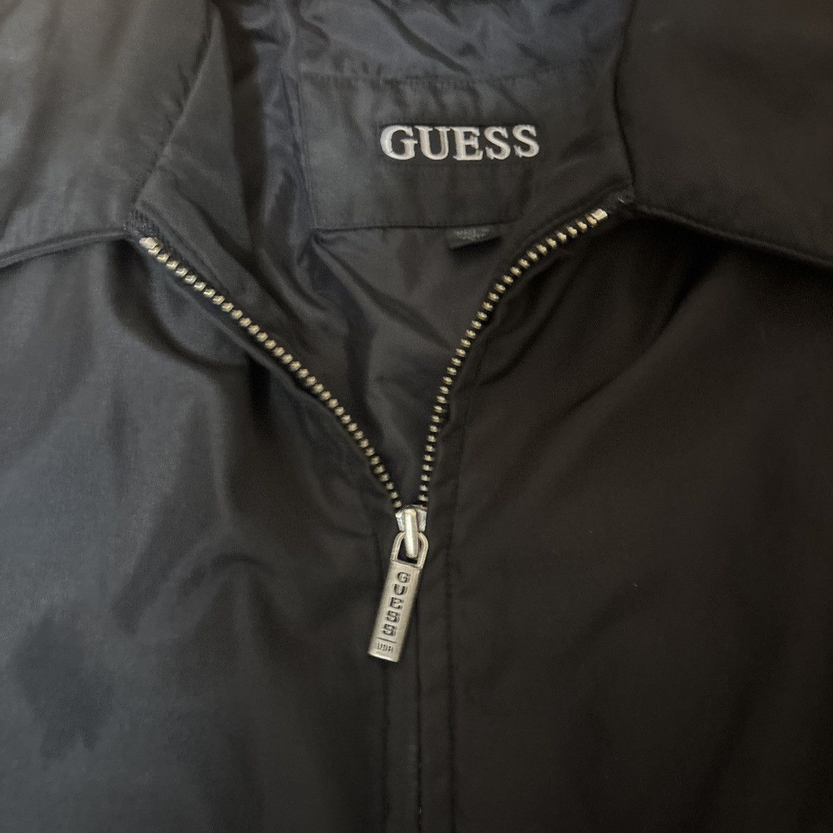 Guess All black guess work jacket windbreaker Size US L / EU 52-54 / 3 - 3 Thumbnail