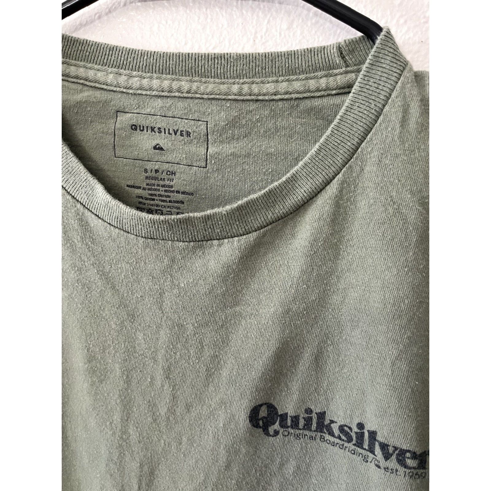 Quiksilver Men's Quiksilver Modern Script L/S T-Shirt Tee Regular Fit Size Small Size US S / EU 44-46 / 1 - 2 Thumbnail