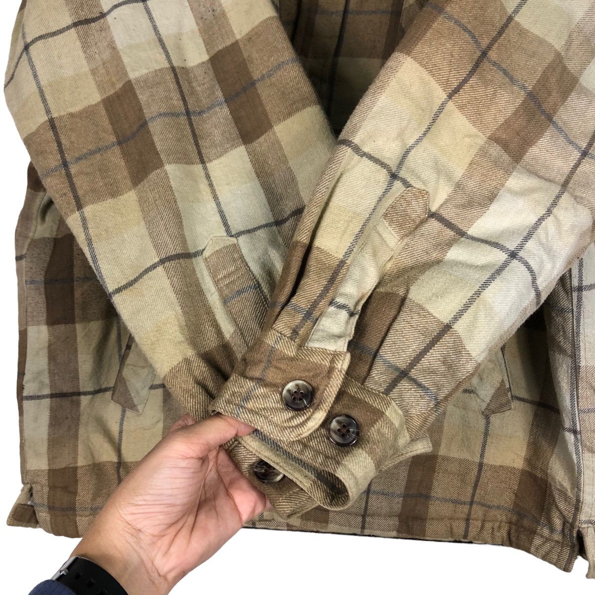 Flannel 🔥Vtg Flanne Jacket Seahop Japan Tartan Design Issey Miyake Size US L / EU 52-54 / 3 - 13 Thumbnail