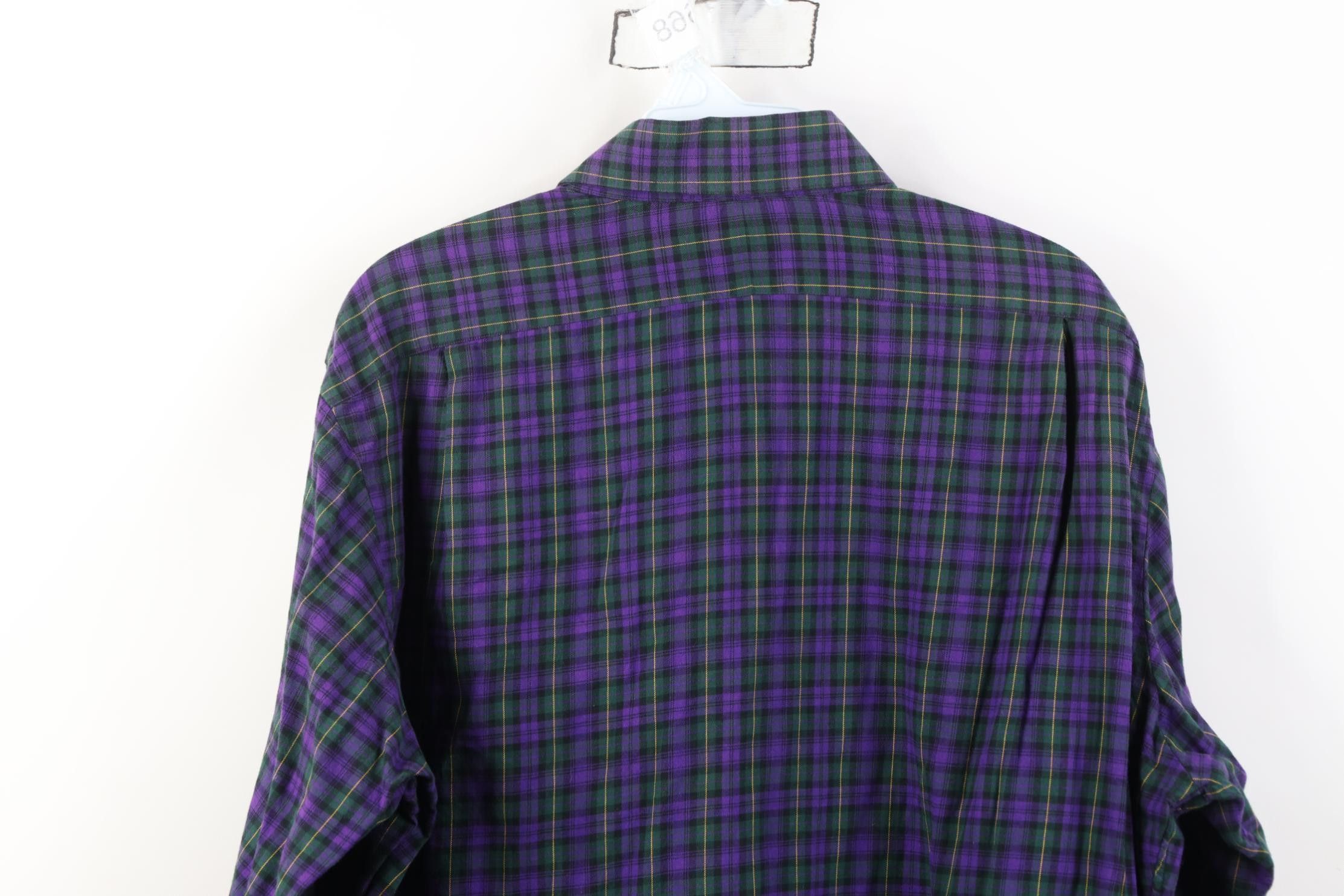 Polo Ralph Lauren Vintage 90s Ralph Lauren Fit Flannel Button Shirt Plaid Size US M / EU 48-50 / 2 - 9 Thumbnail