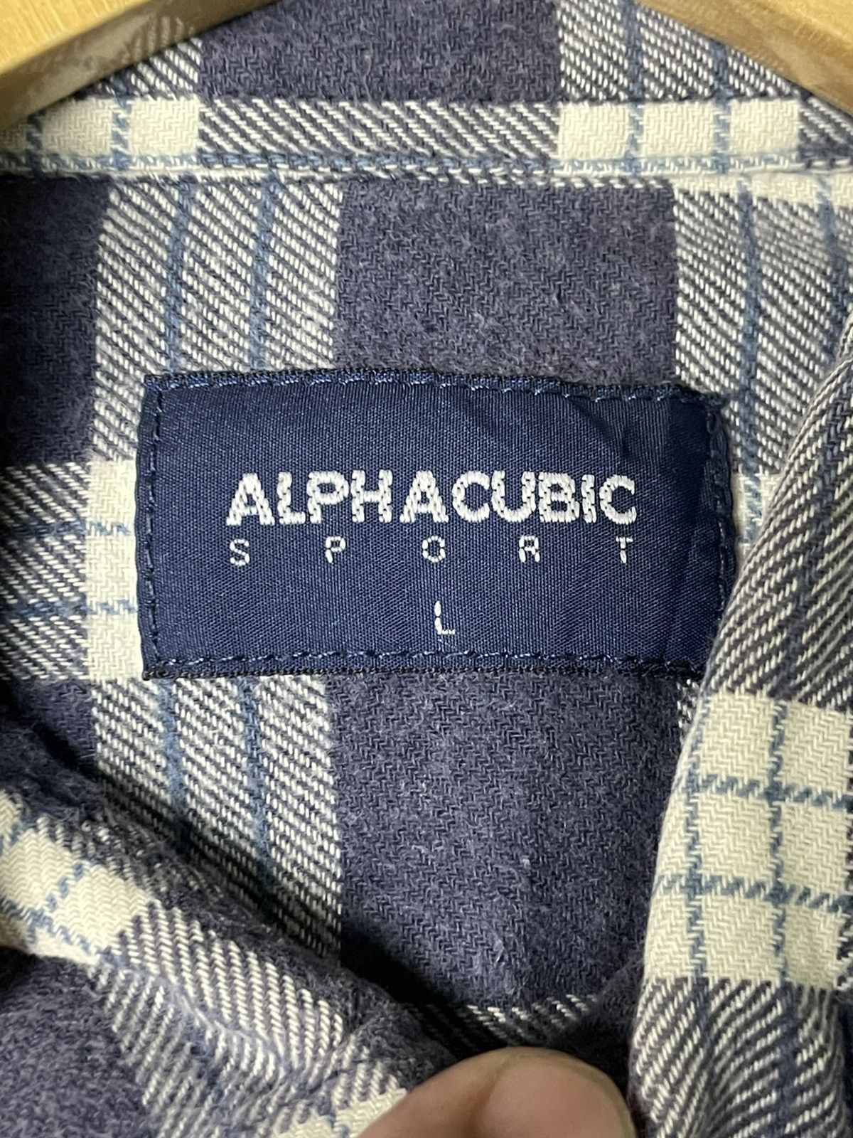Japanese Brand × Vintage Alpha Cubic Sport Checked Button Up Shirt (50) Size US L / EU 52-54 / 3 - 7 Thumbnail