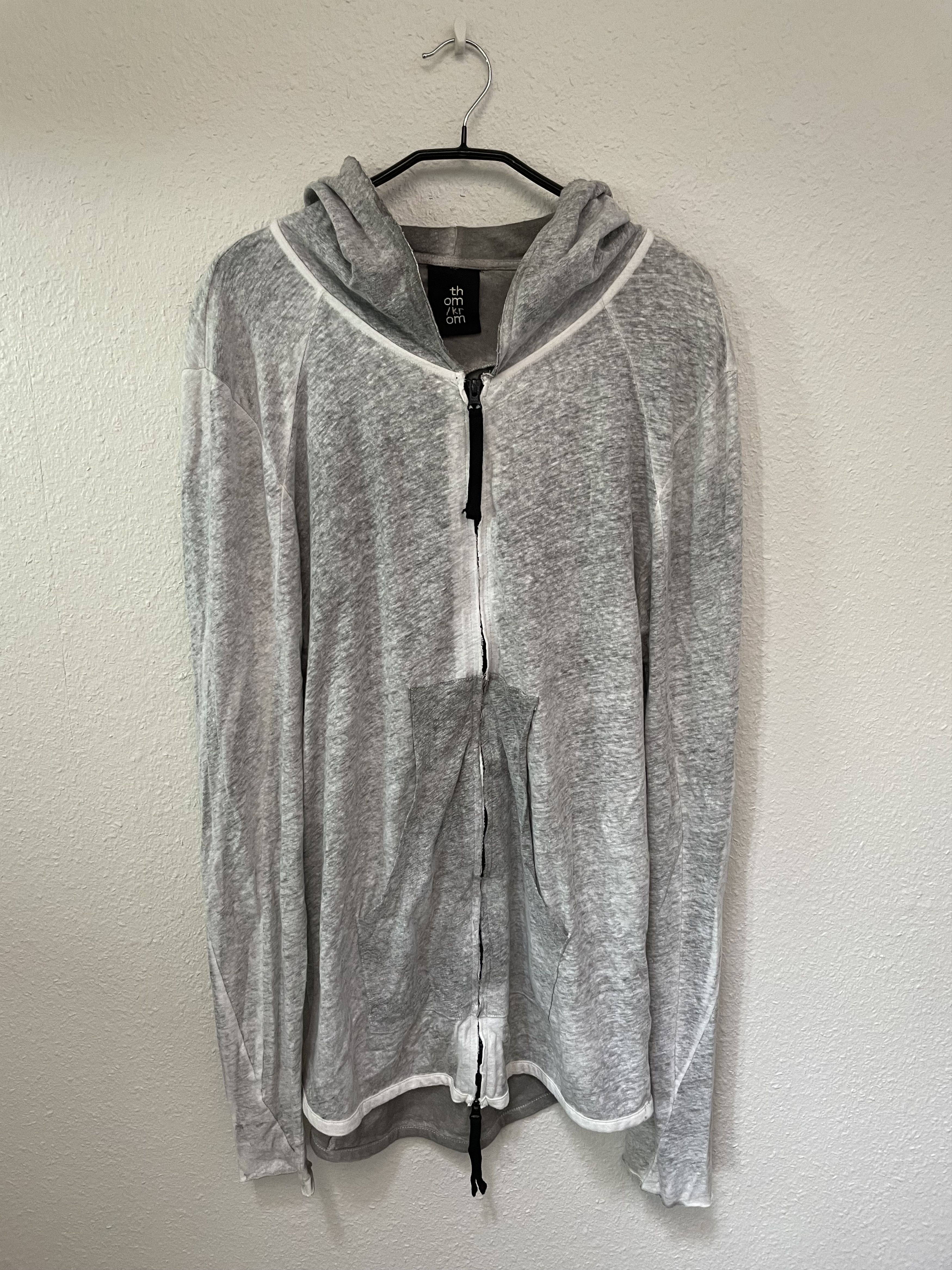Thom Krom Gimp zip - not leather parka coat biker damir doma jacket Size US M / EU 48-50 / 2 - 5 Thumbnail
