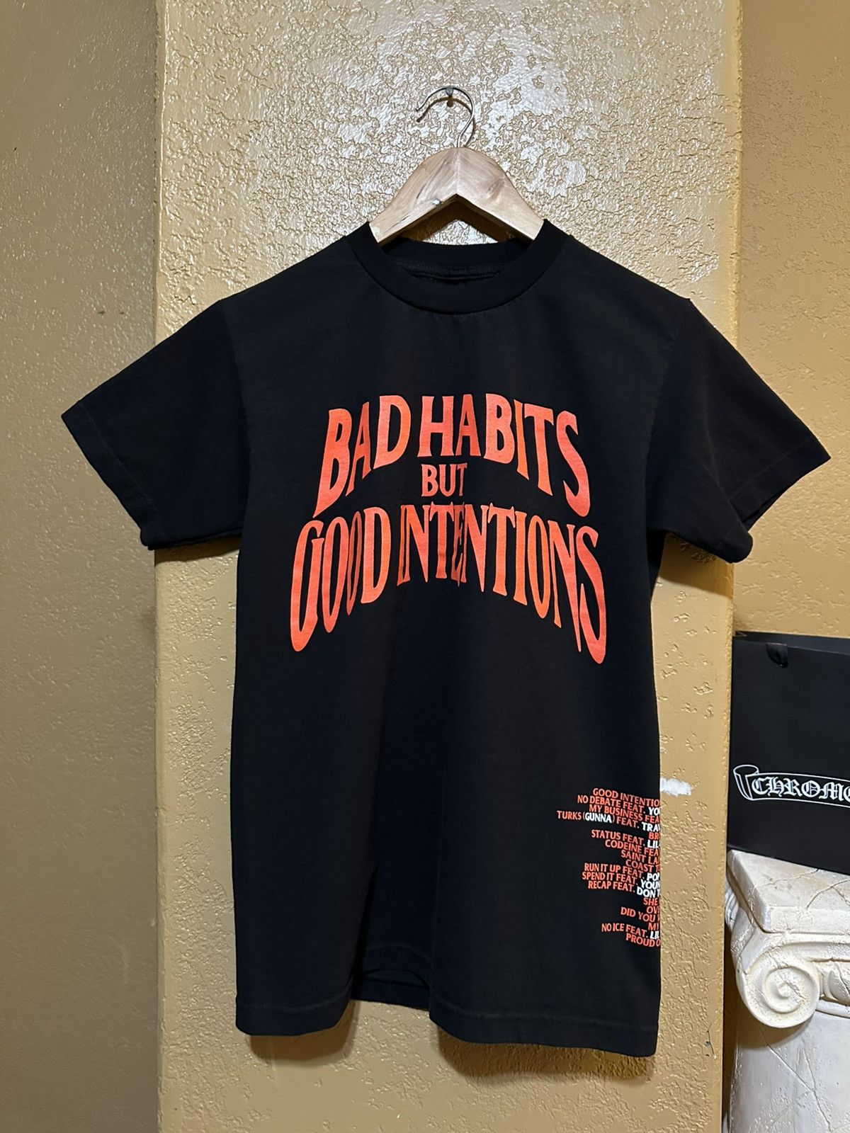 NAV × Vlone 📌 NAV Bad Habits x Vlone tee shirt Size US S / EU 44-46 / 1 - 1 Thumbnail