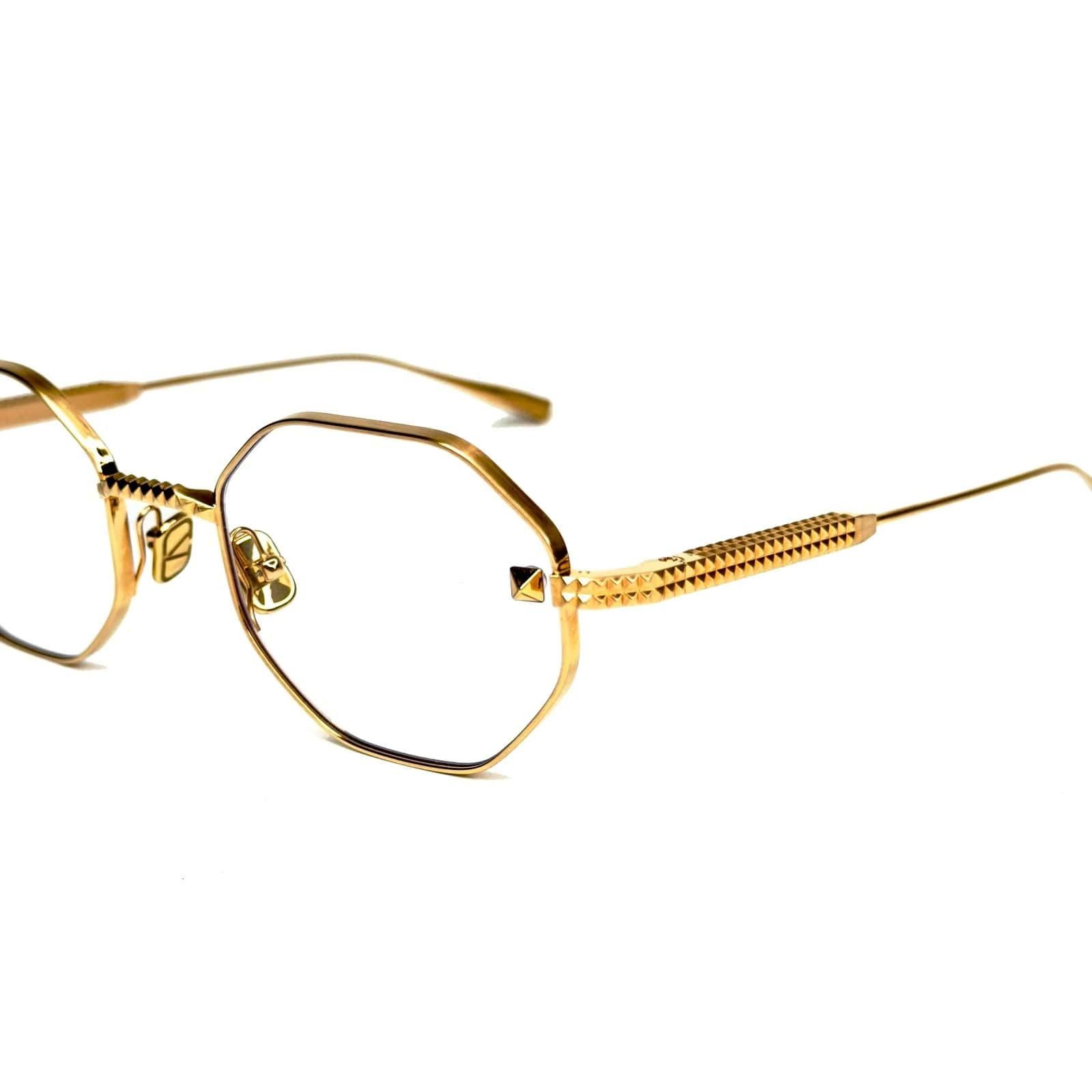 Valentino VALENTINO V-STUD VLX122 VLX 122C Geometric Optical Frame Size ONE SIZE - 5 Thumbnail