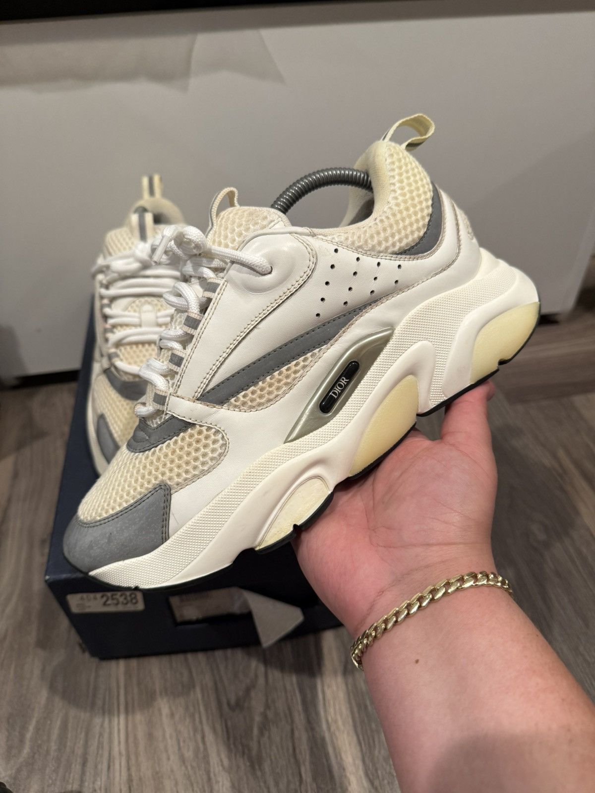Dior Dior B22 ‘Triple White’ Size US 9 / EU 42 - 4 Thumbnail