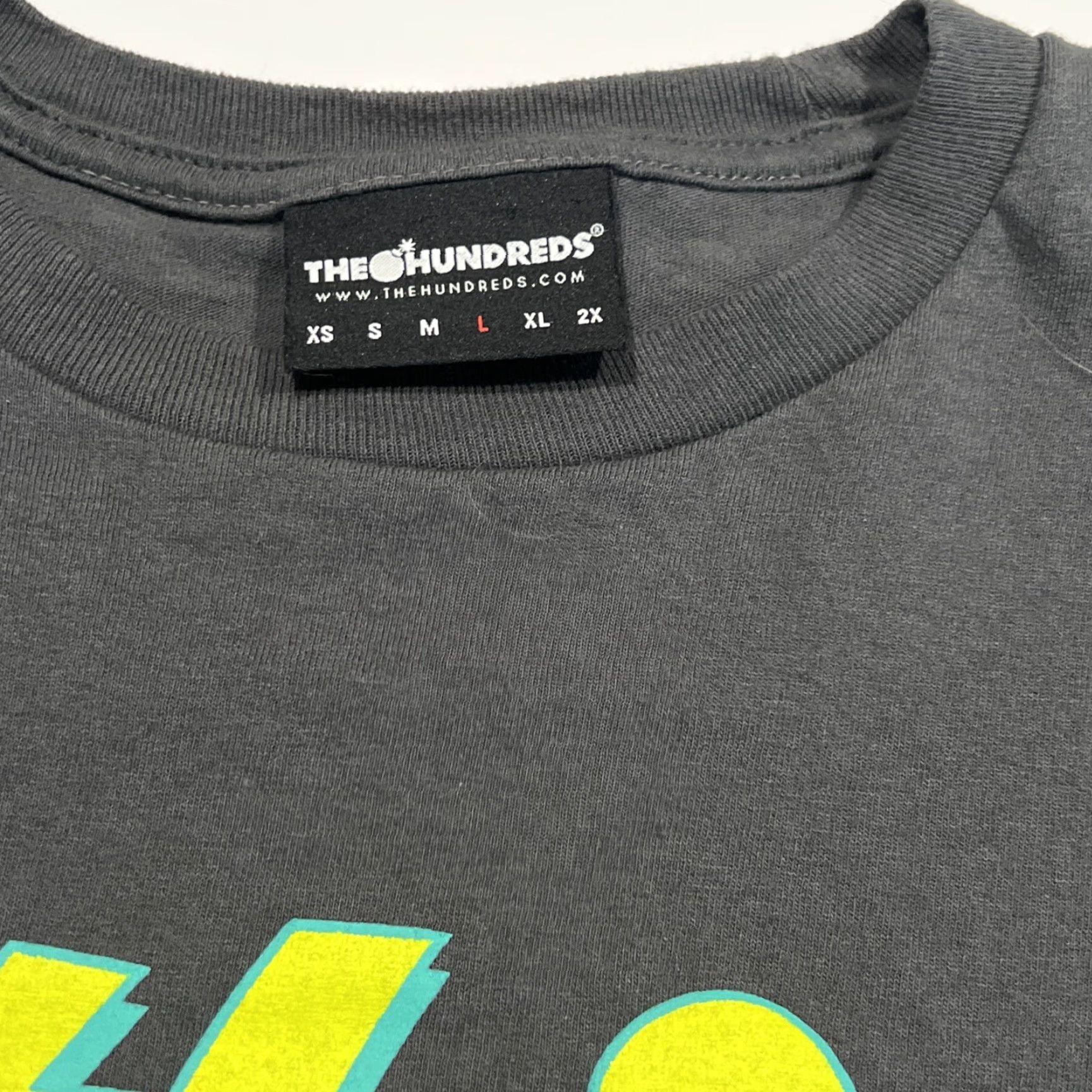 The Hundreds The Hundreds Graphic T-Shirt Men's Large Gray Long Sleeve Regular Fit Size US L / EU 52-54 / 3 - 7 Thumbnail