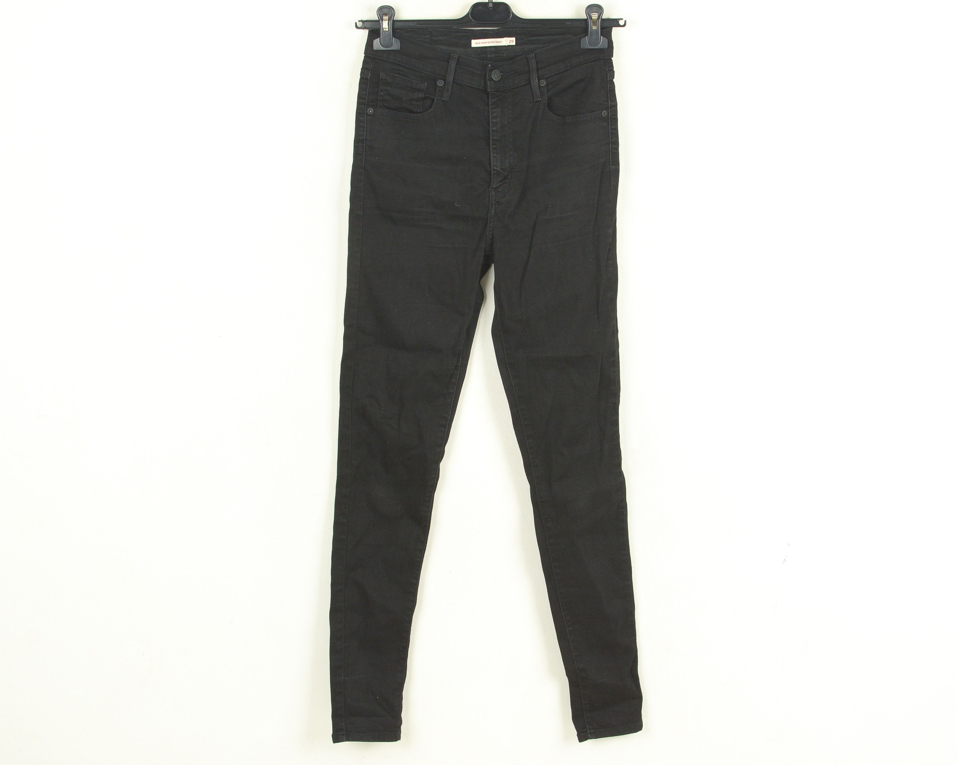 Levi's Big E Mile High Super Skinny Women W29 L32 Denim Jeans Size 29" - 1 Thumbnail