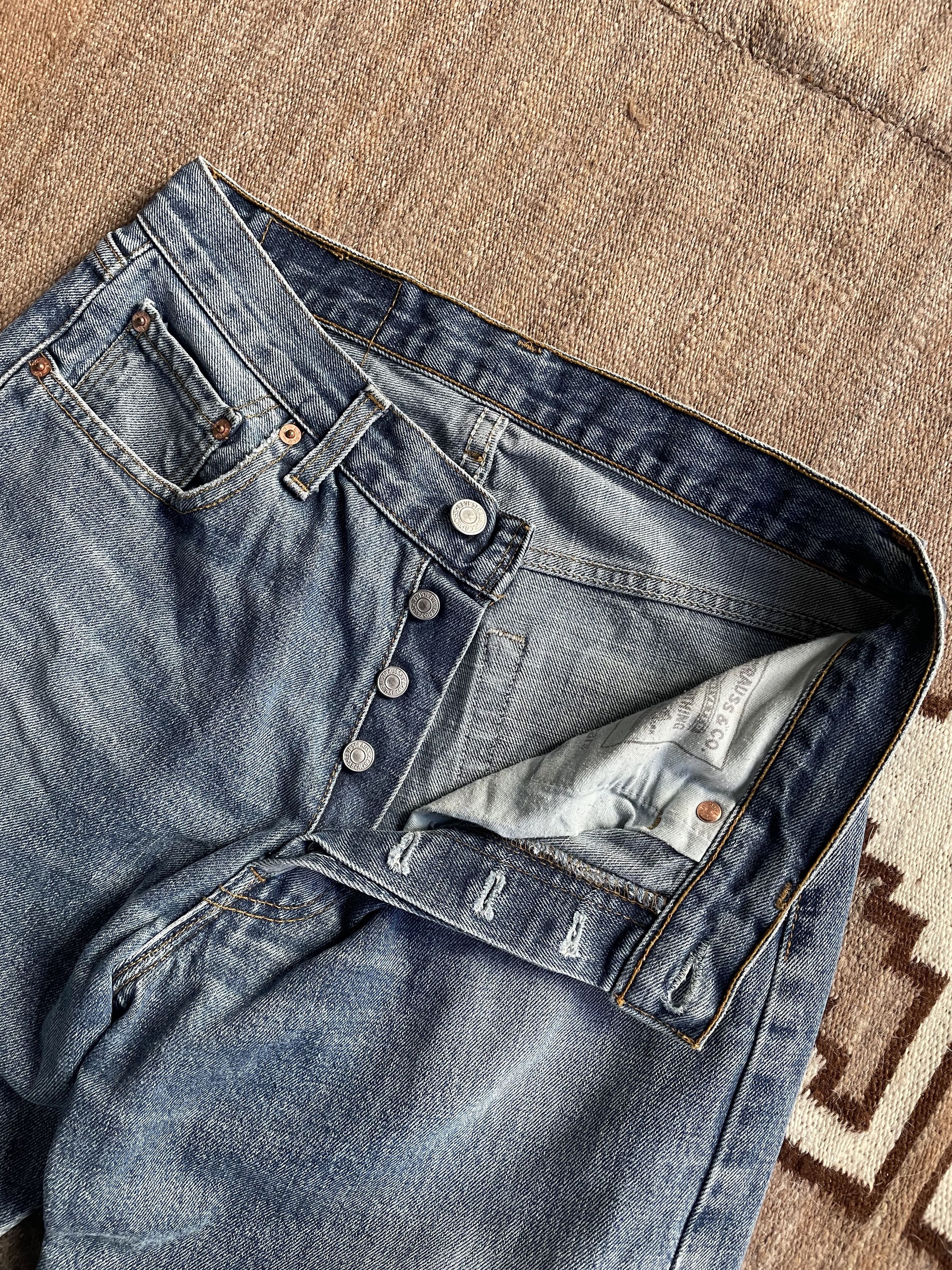 Jean Levis 517 Vintage Custom Denim Jeans 5637AC Size US 32 / EU 48 - 6 Thumbnail