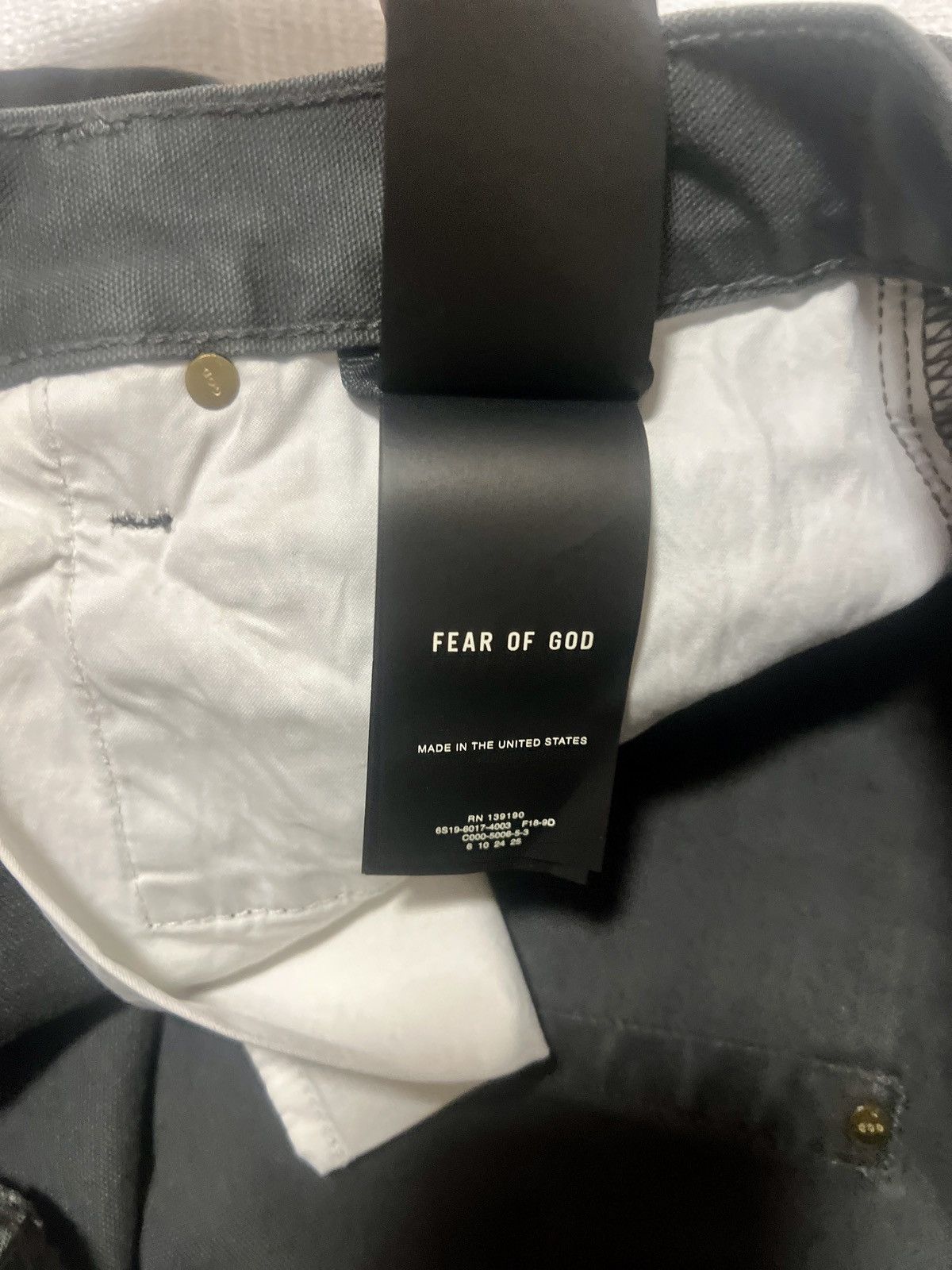 Fear of God Fear of God Six Collection Slim Fit Denim Jeans Size US 28 / EU 44 - 10 Thumbnail