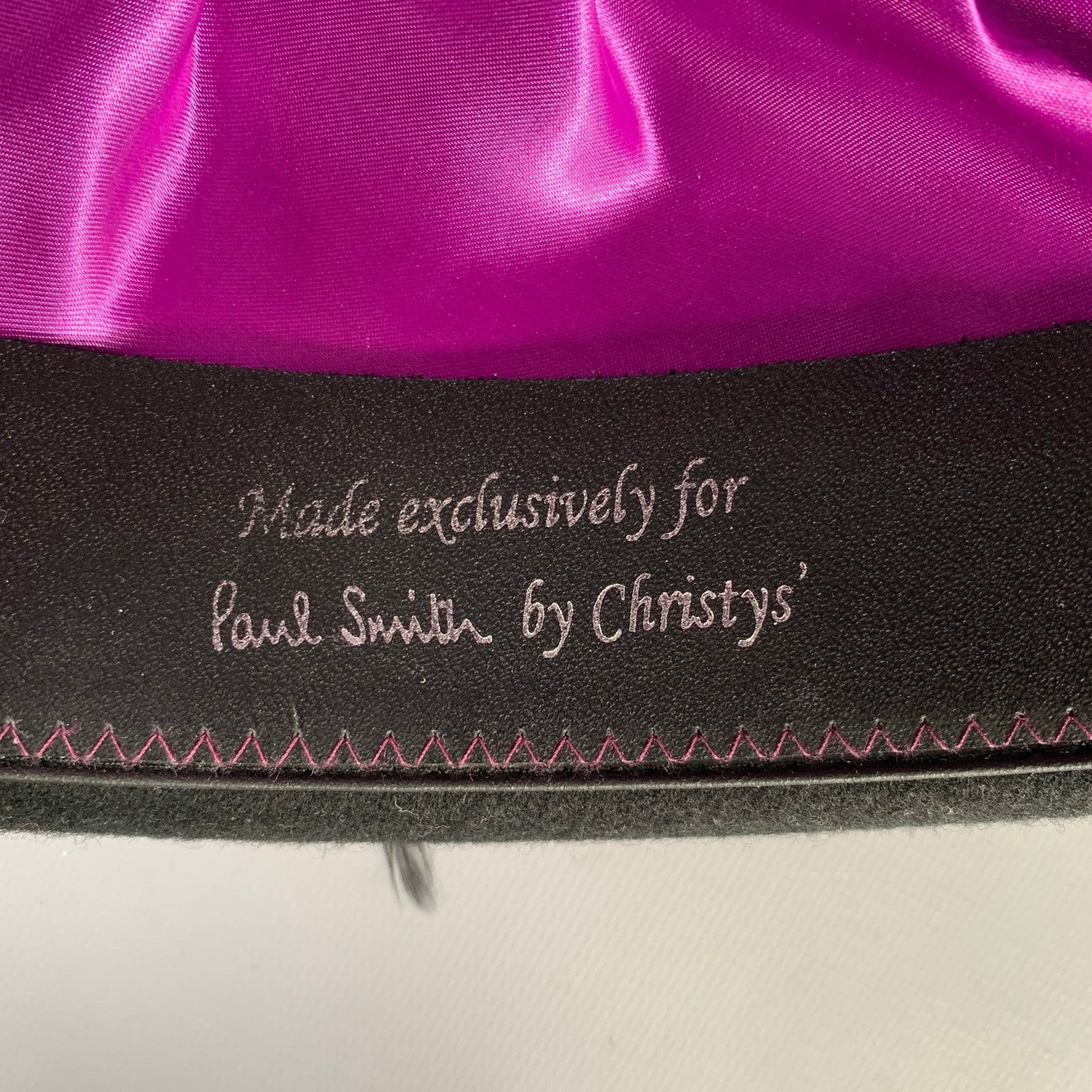 Paul Smith PAUL SMITH Size 7.5 Black Grey Wool Felt Hats Size ONE SIZE - 7 Thumbnail