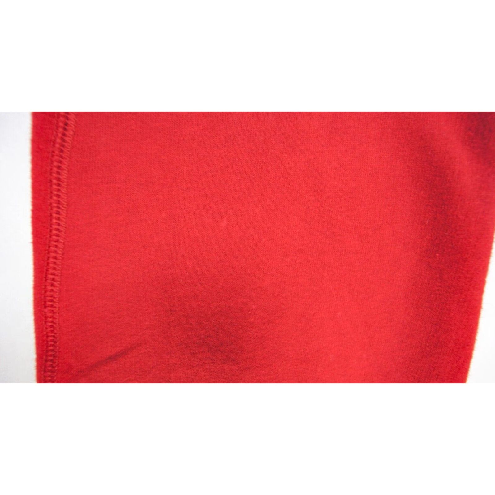 Abercrombie & Fitch Abercrombie & Fitch Sweatpants Womens Large Red Fleece Logo Spellout Flaws Size 36" / US 14 / IT 50 - 6 Thumbnail