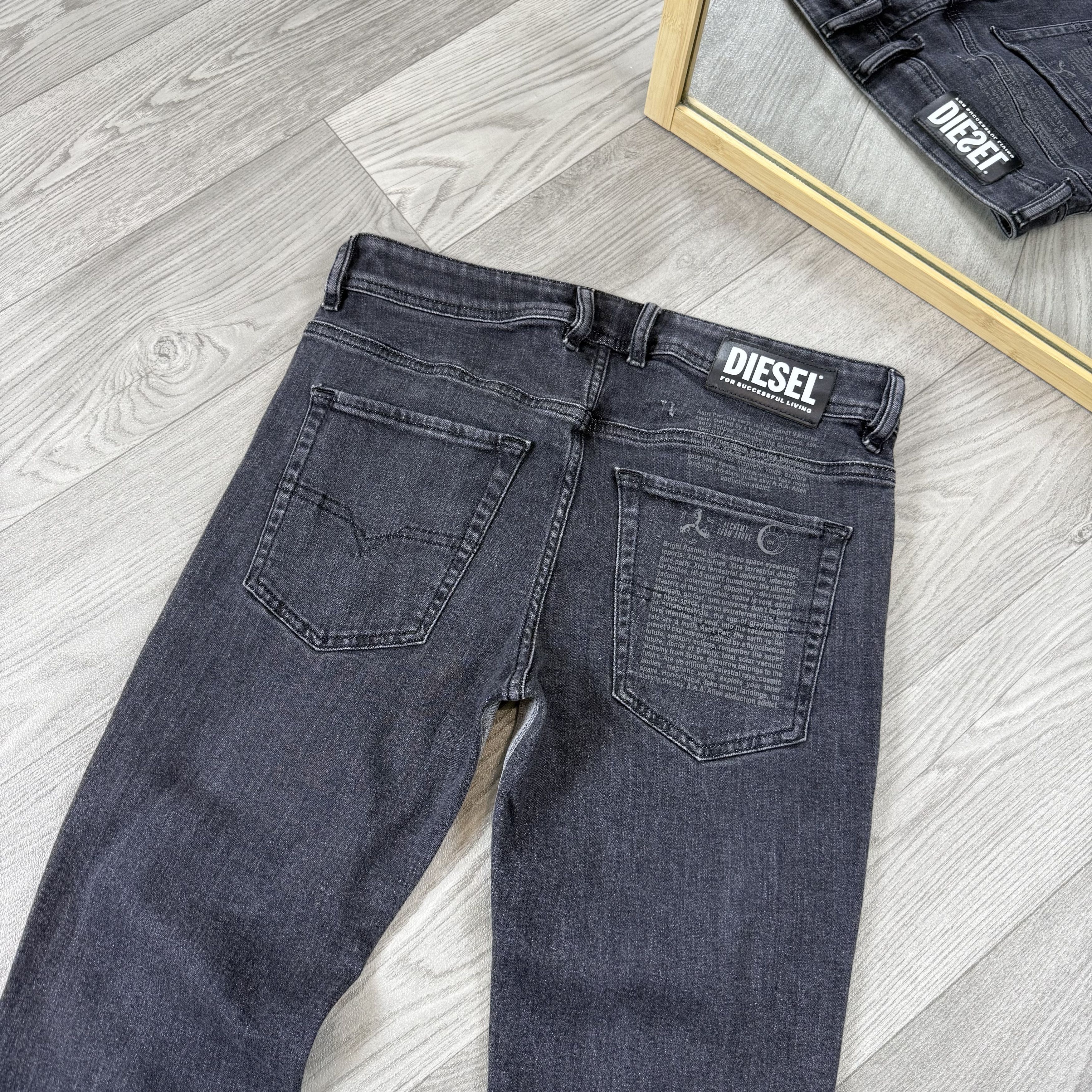 Diesel Diesel Sleenker-X-SP Slim Skinny Grey Denim Jeans Size US 30 / EU 46 - 6 Thumbnail