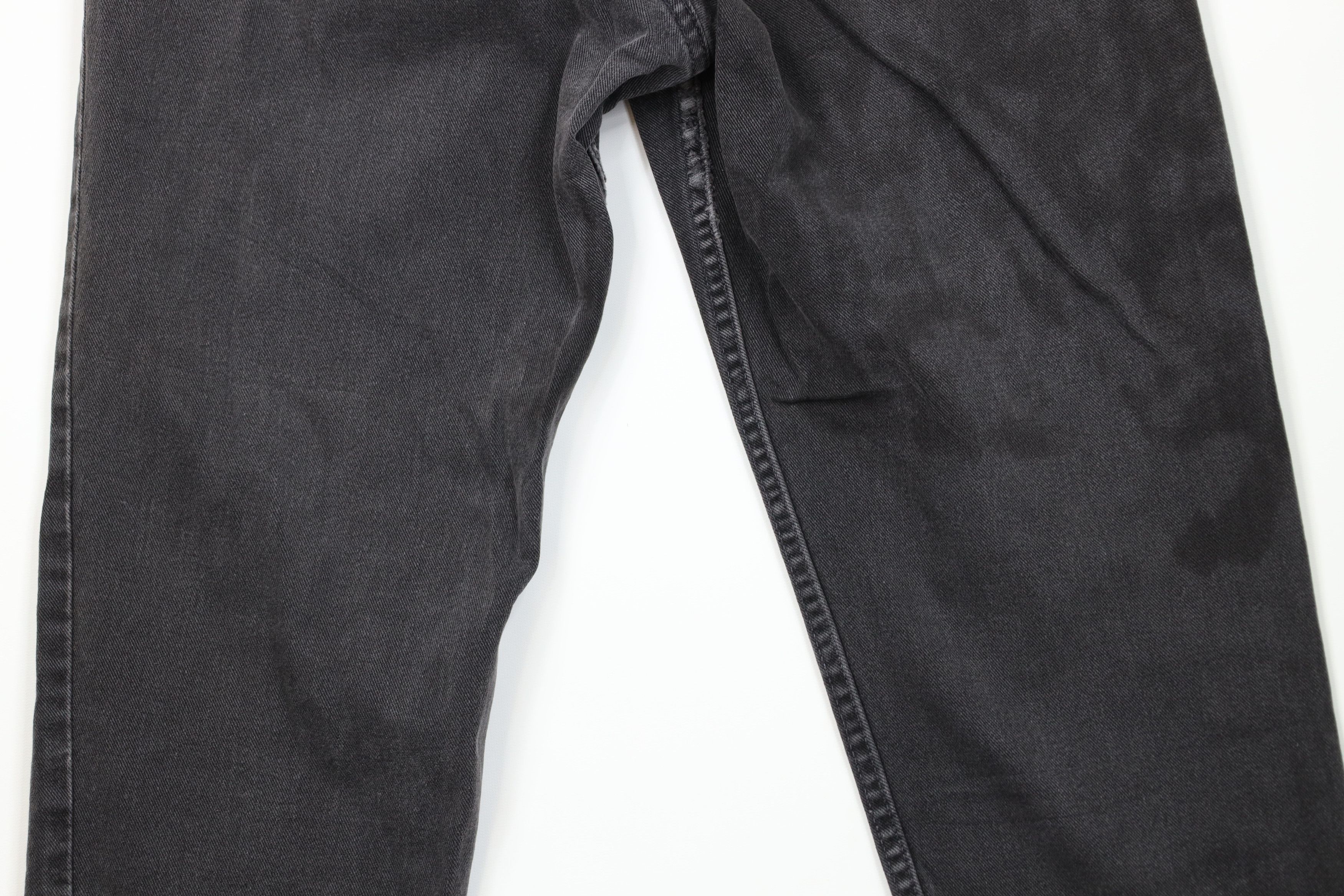 Levi's Vintage Y2K 2001 Levis 550 Tapered Leg Jeans Black USA Size 36" / US 14 / IT 50 - 12 Thumbnail